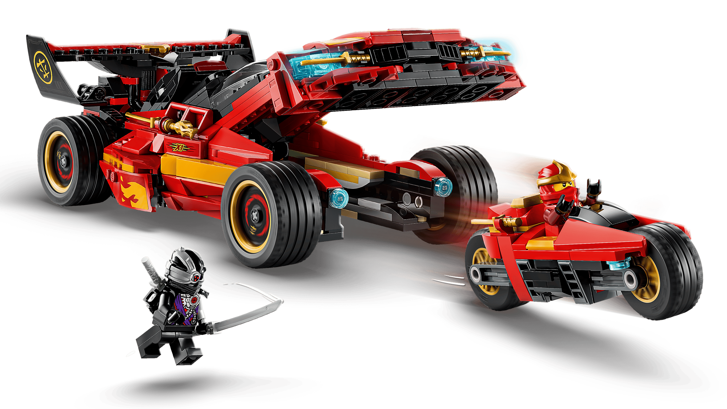 LEGO Ninjago X-1 Ninja Charger 15th Anniversary 71867 detail view