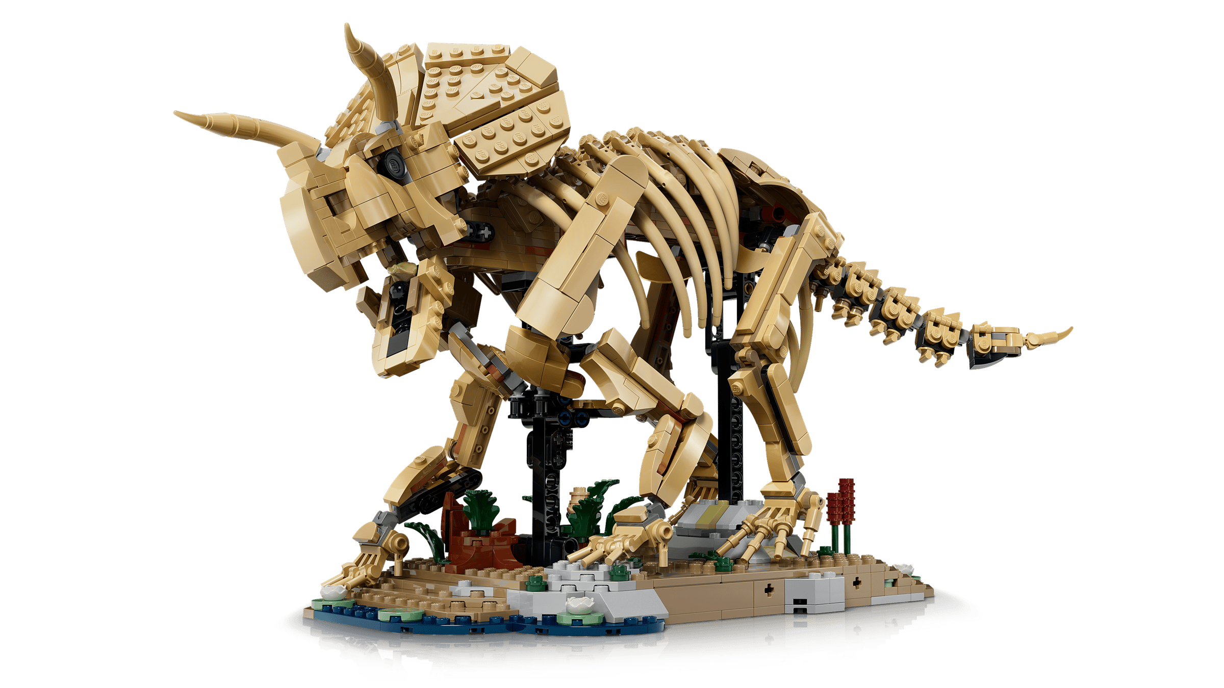 LEGO Jurassic World Dinosaur Fossils: Triceratops 77985 detail view