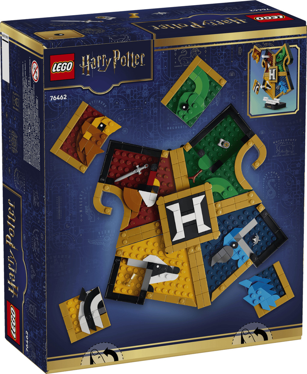 LEGO Harry Potter Hogwarts House Crest 76462 box
