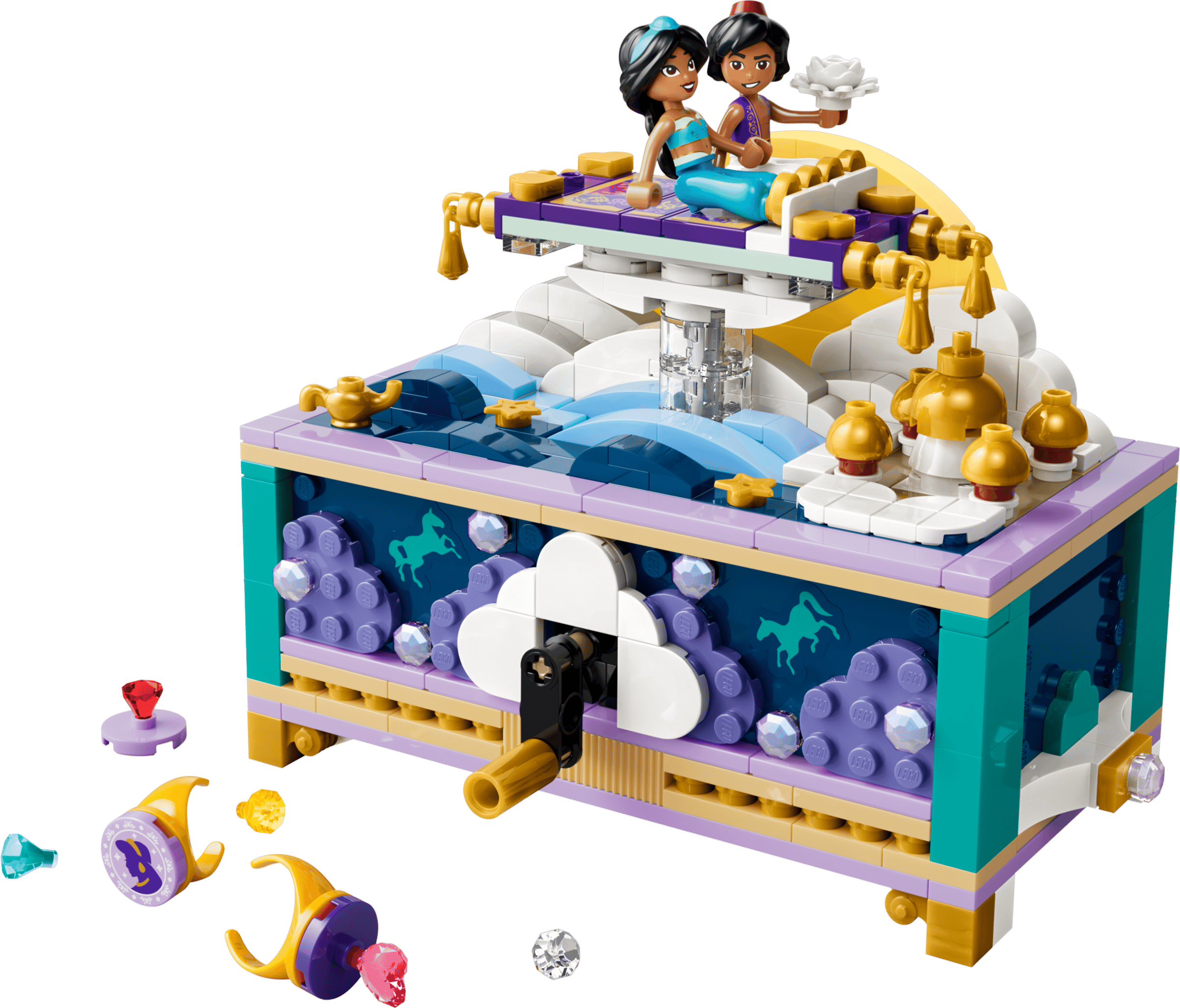 LEGO Disney Jasmine's Jewelry Box 43295 built model