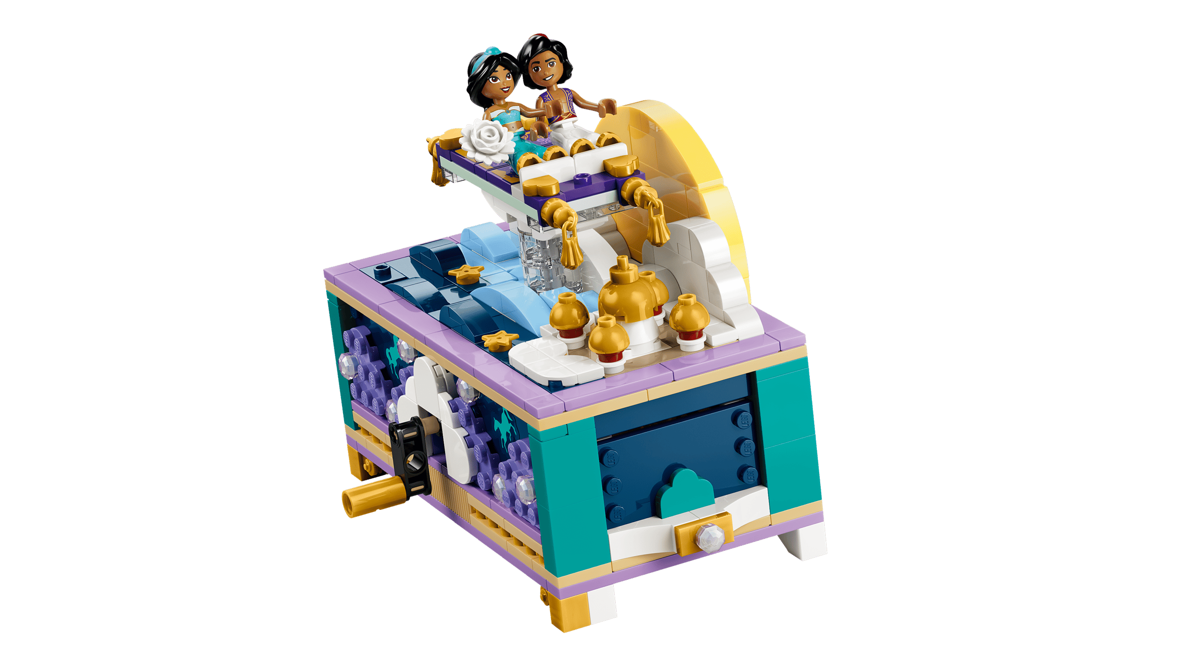 LEGO Disney Jasmine's Jewelry Box 43295 detail view