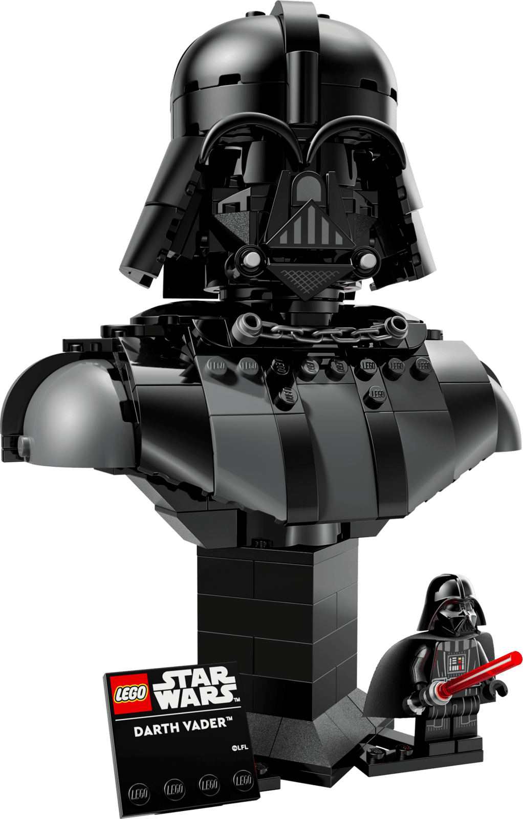 LEGO Star Wars Darth Vader Bust 75439 built model