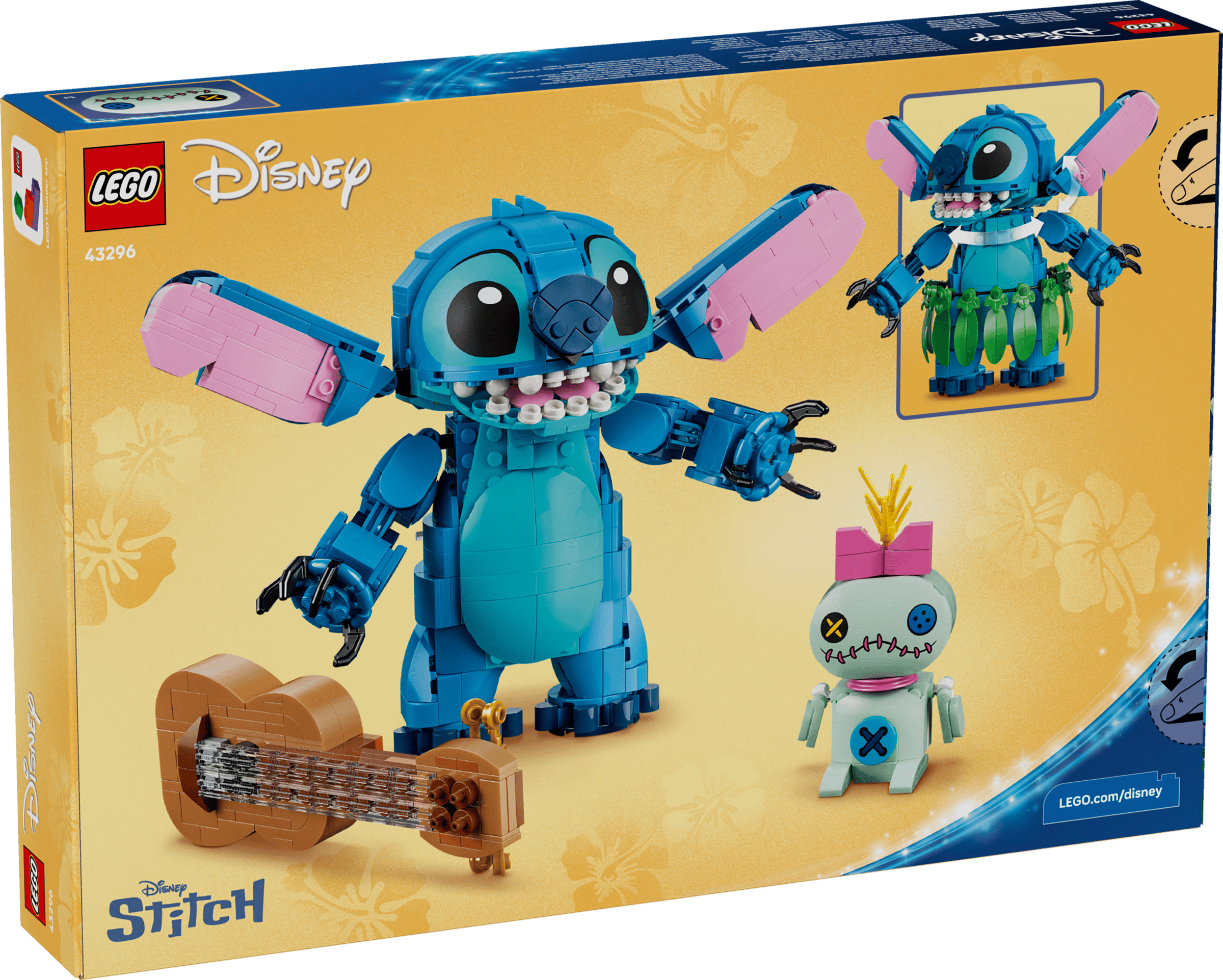 LEGO Disney Stitch & Scrump 43296 box