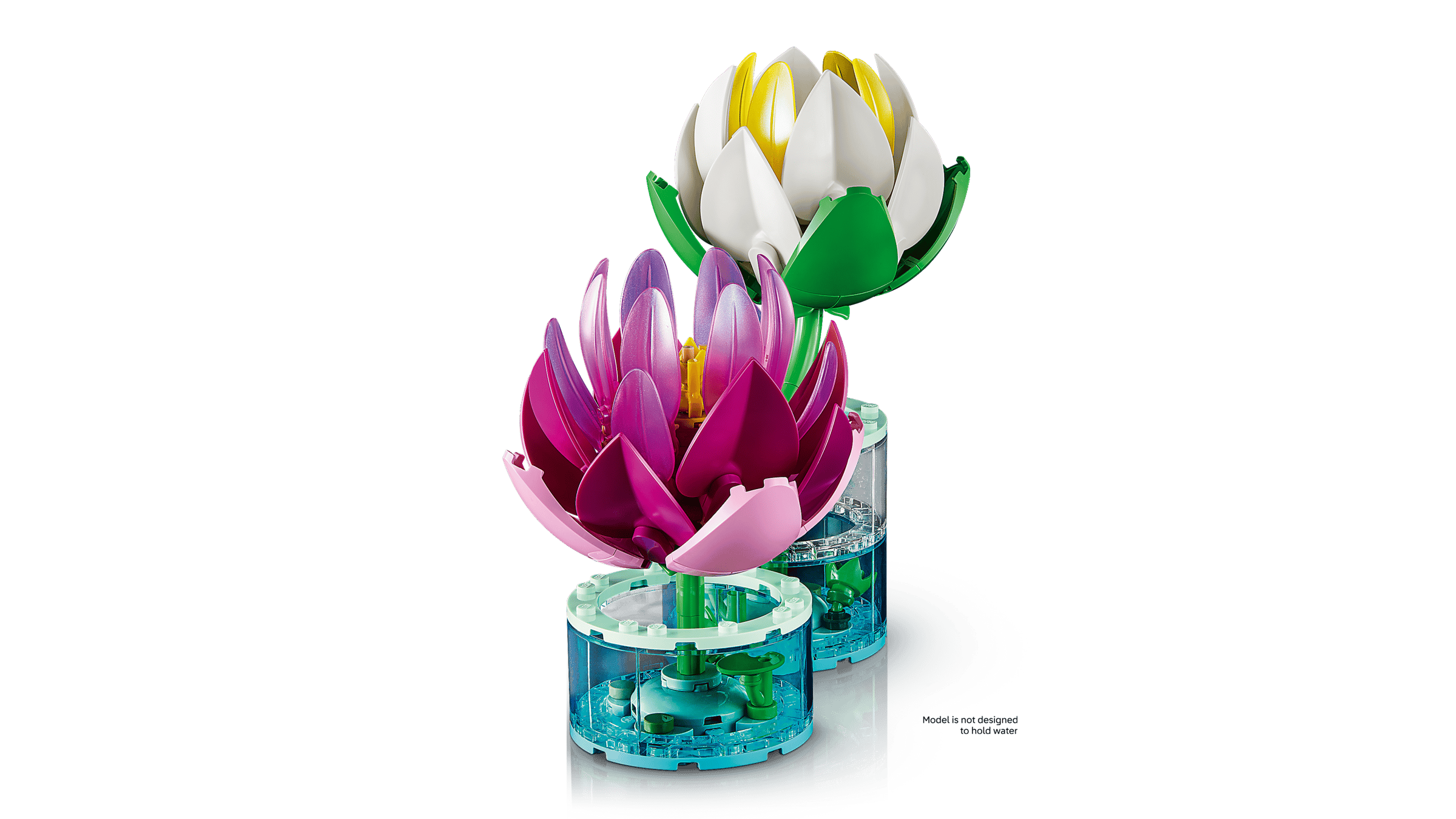 LEGO Botanicals Water Lilies detail view