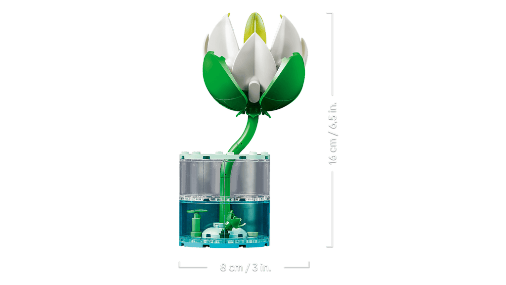 LEGO Botanicals Water Lilies detail view