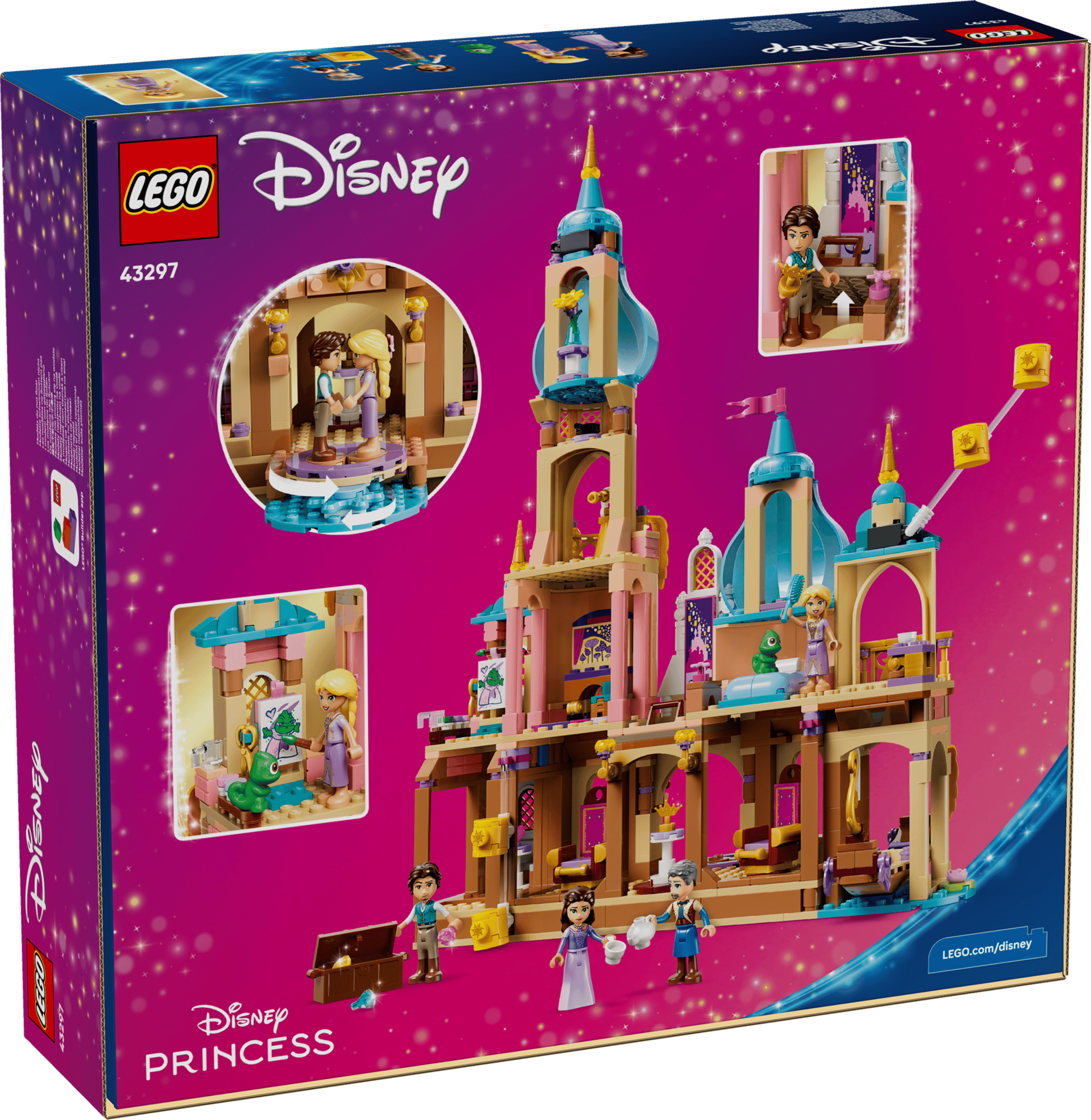 LEGO Disney Rapunzel's Castle 43297 box