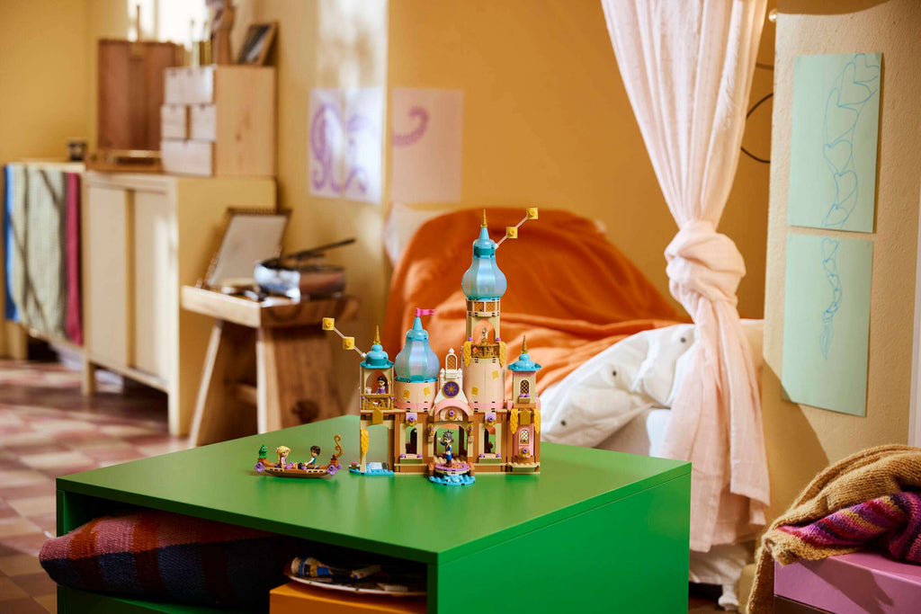LEGO Disney Rapunzel's Castle 43297 on display