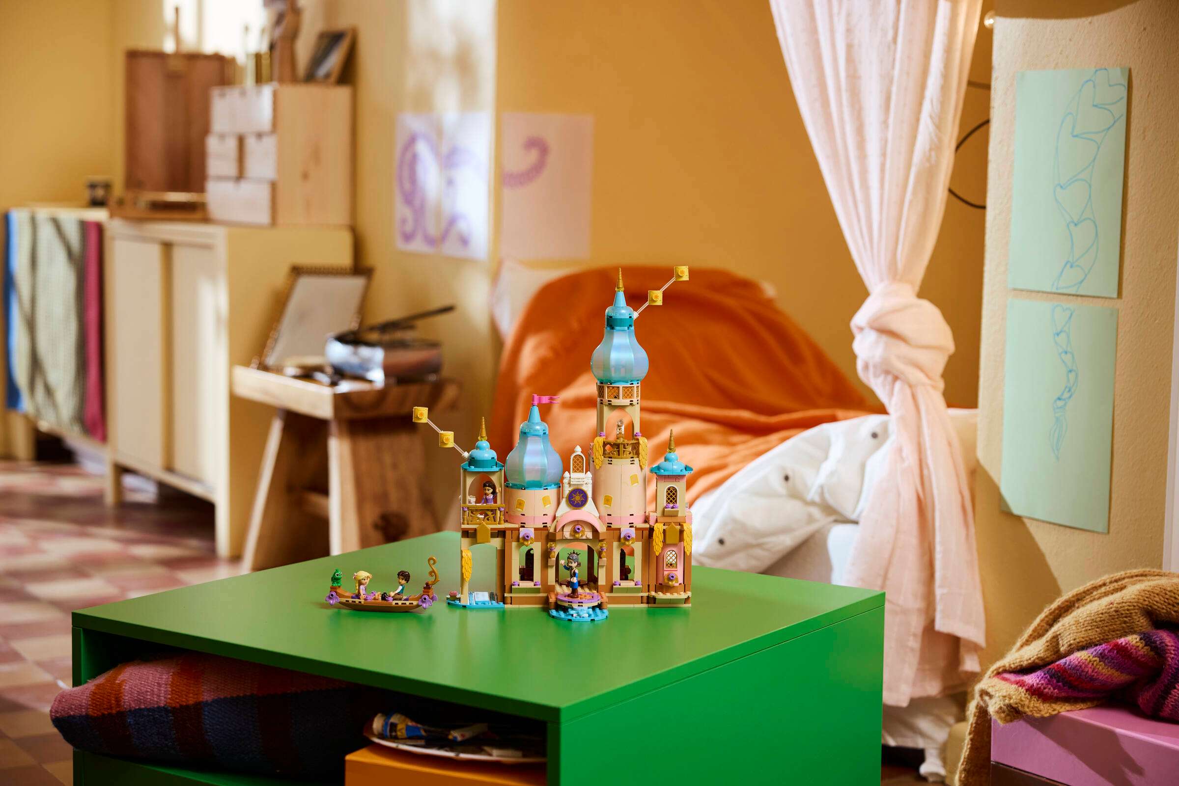 LEGO Disney Rapunzel's Castle 43297 on display