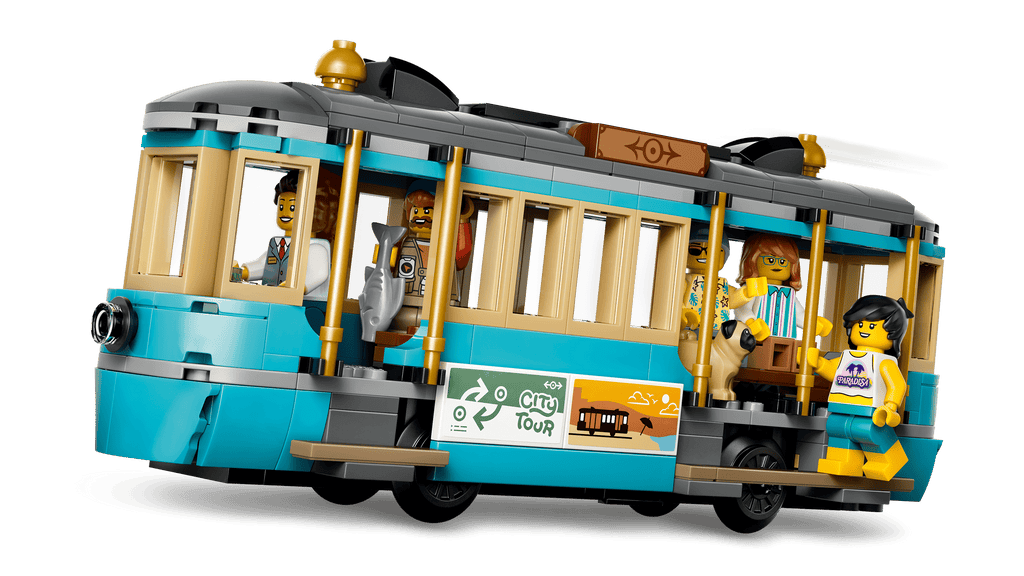 LEGO City Classic Beach Streetcar 60506 detail view