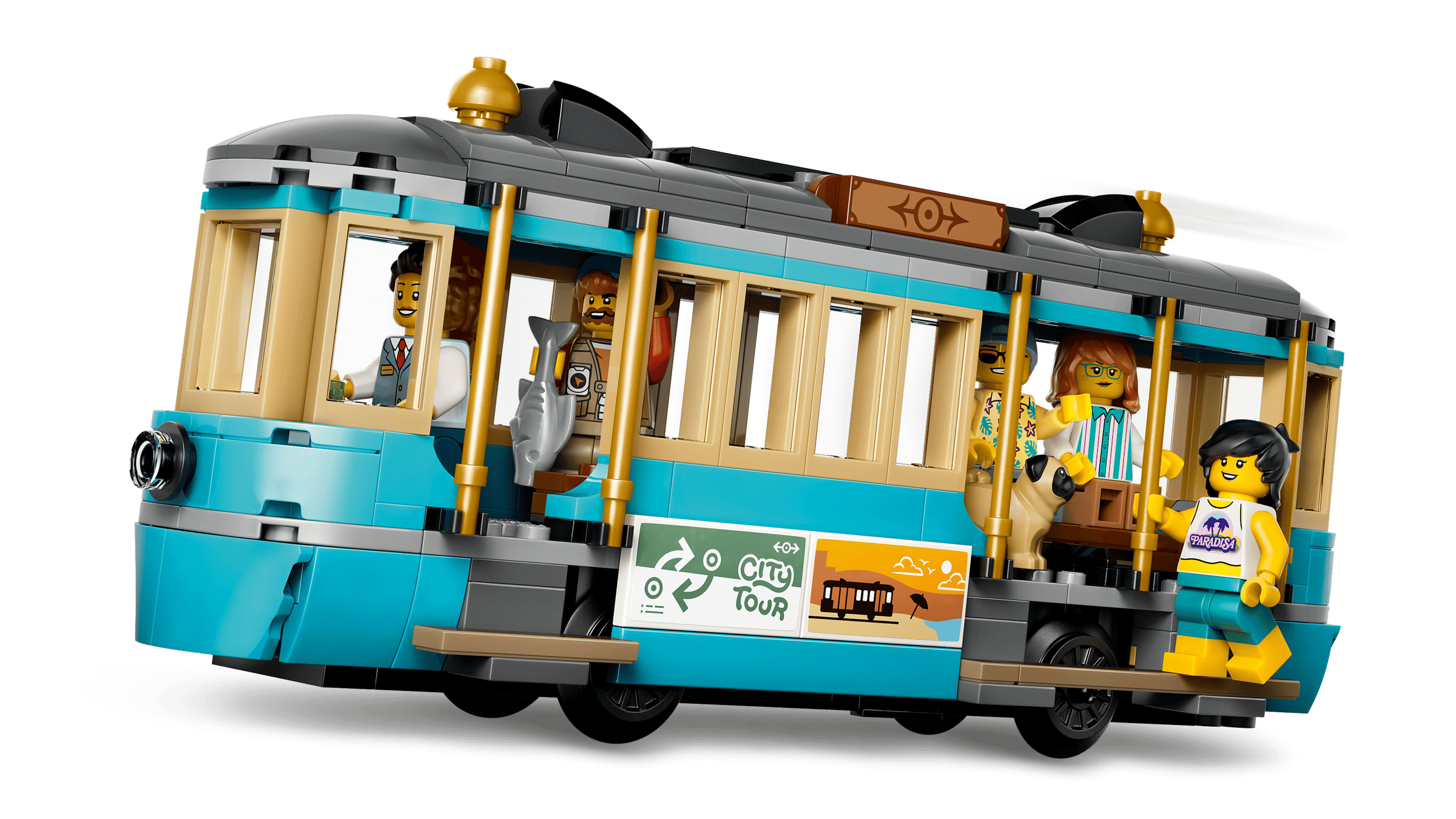 LEGO City Classic Beach Streetcar 60506 detail view