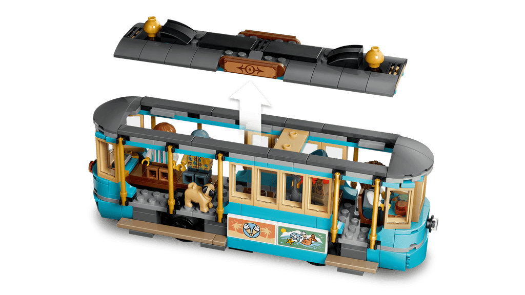 LEGO City Classic Beach Streetcar 60506 detail view