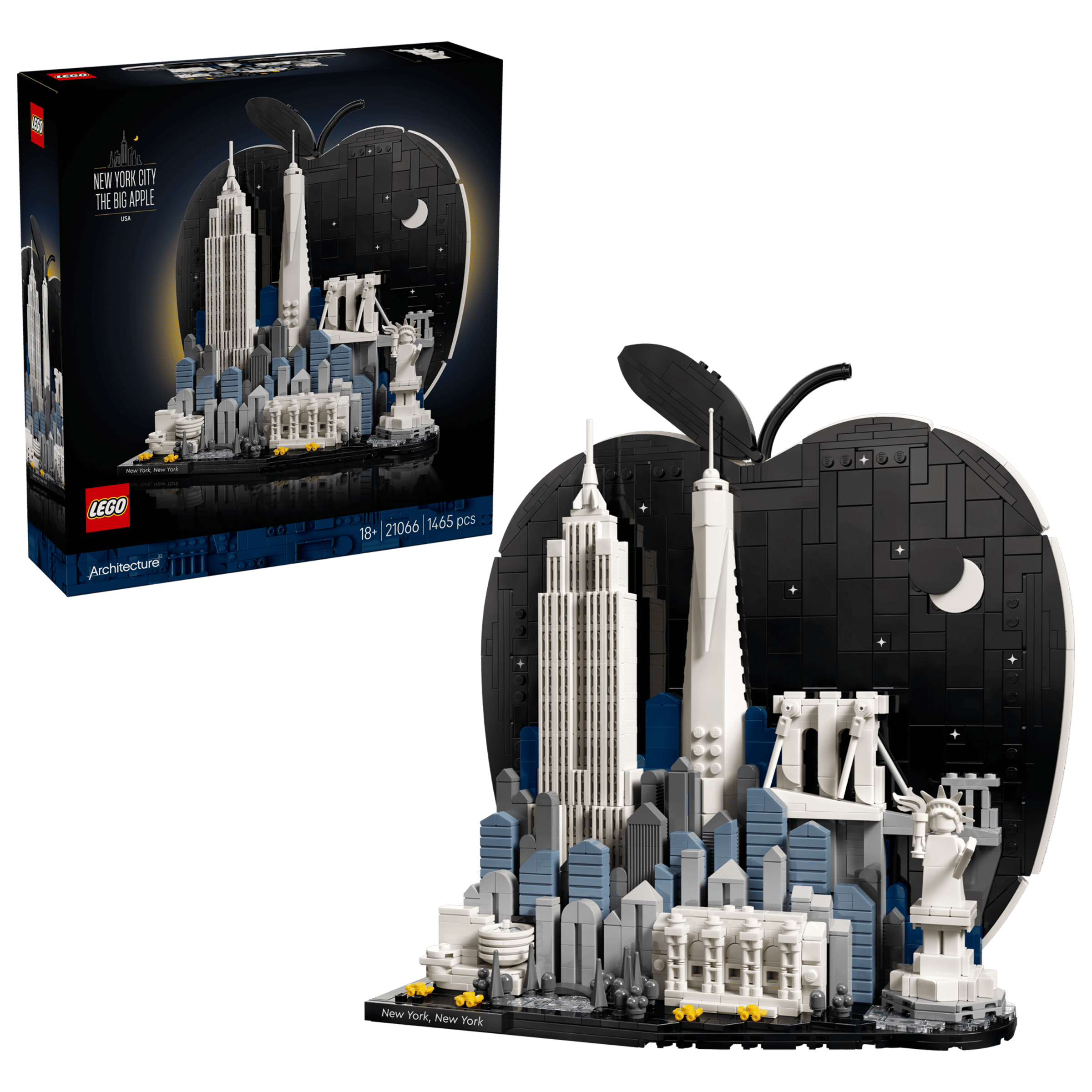 LEGO Architecture New York City - The Big Apple box and model