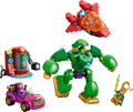 LEGO Marvel Loki vs. Team Iron Man built model