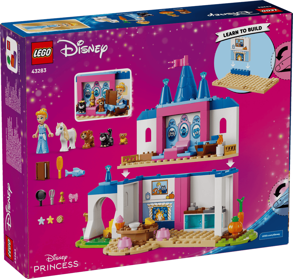LEGO Disney Cinderella Animal Friends Castle 43283 box
