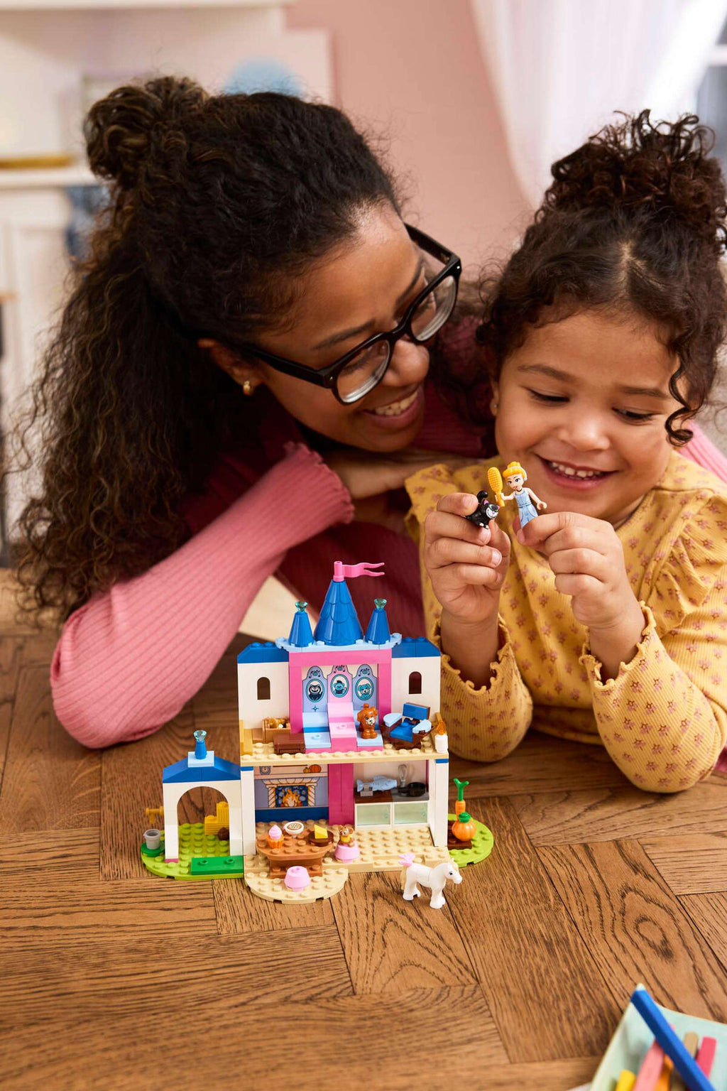 LEGO Disney Cinderella Animal Friends Castle 43283 play scene