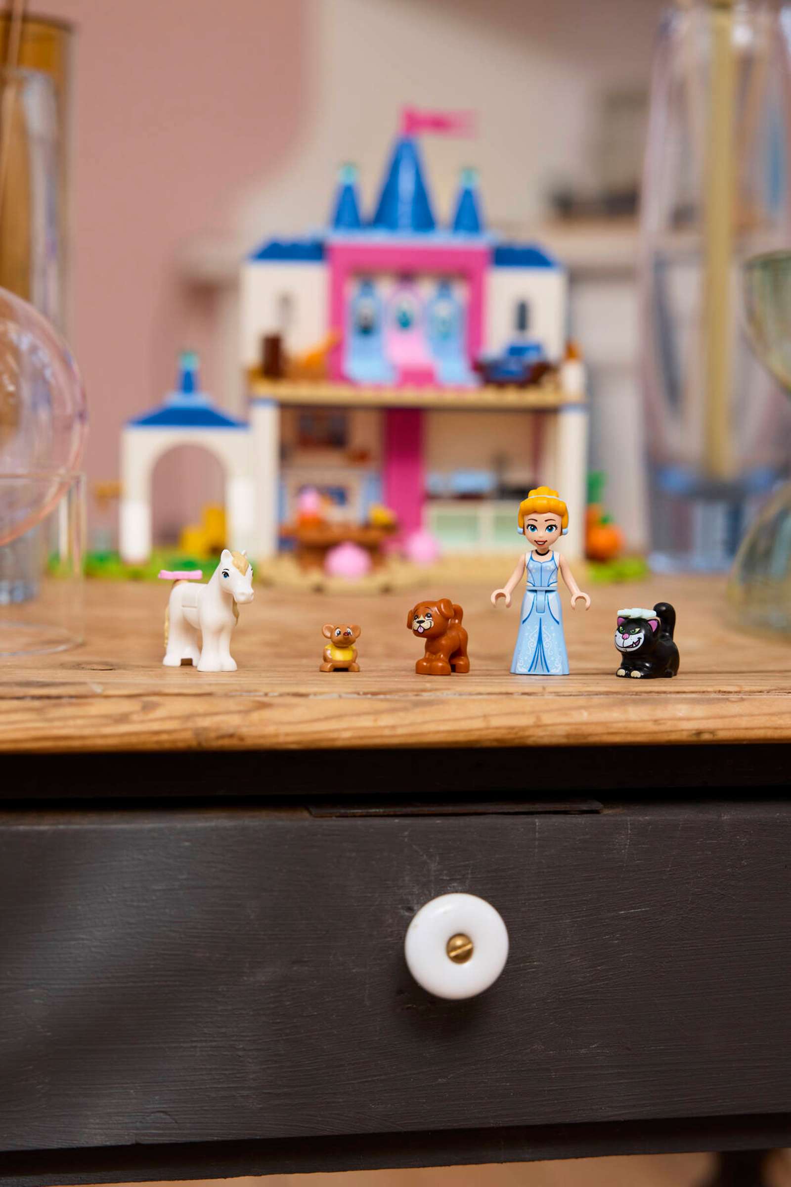 LEGO Disney Cinderella Animal Friends Castle 43283 play scene