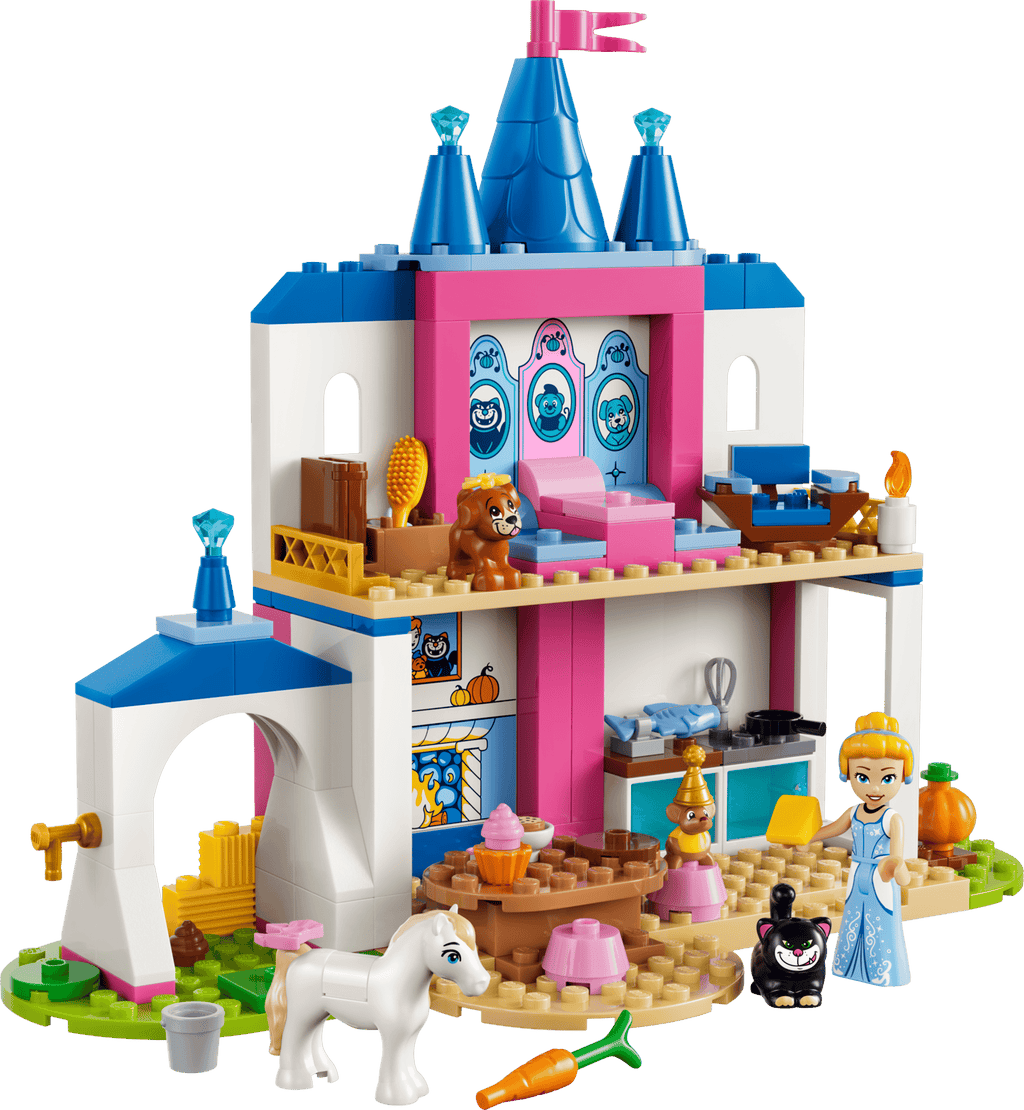 LEGO Disney Cinderella Animal Friends Castle 43283 built model