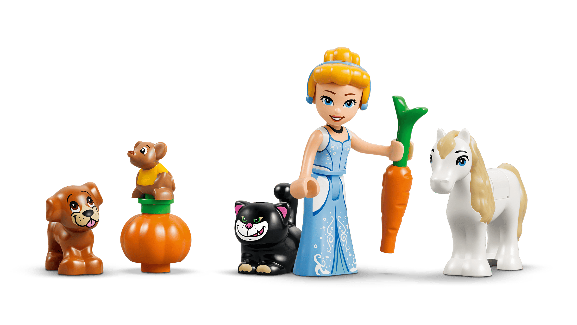 LEGO Disney Cinderella Animal Friends Castle 43283 detail view