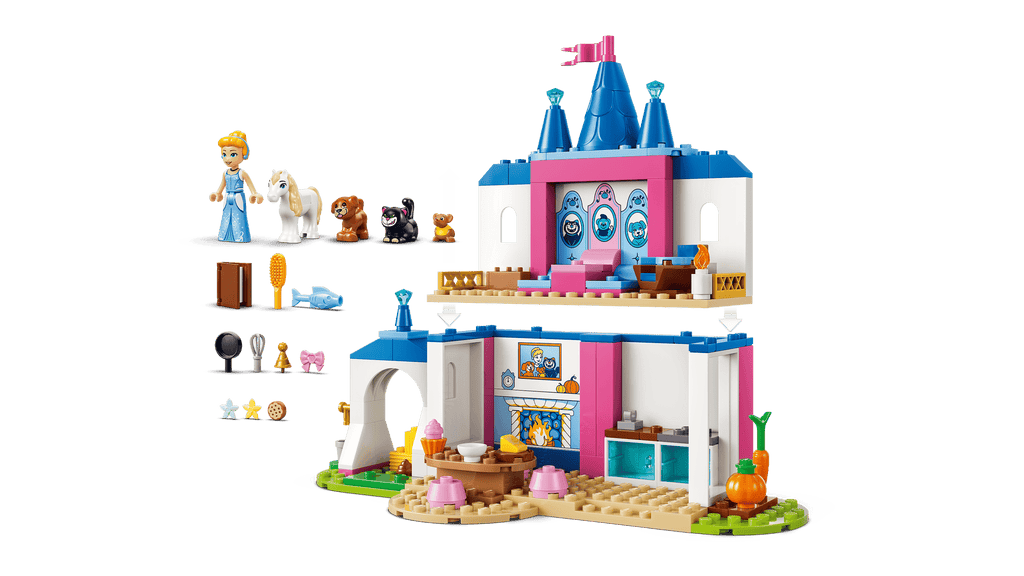 LEGO Disney Cinderella Animal Friends Castle 43283 detail view