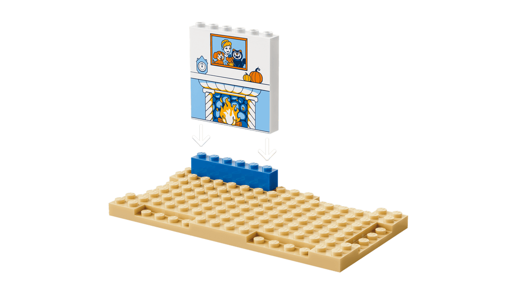 LEGO Disney Cinderella Animal Friends Castle 43283 detail view