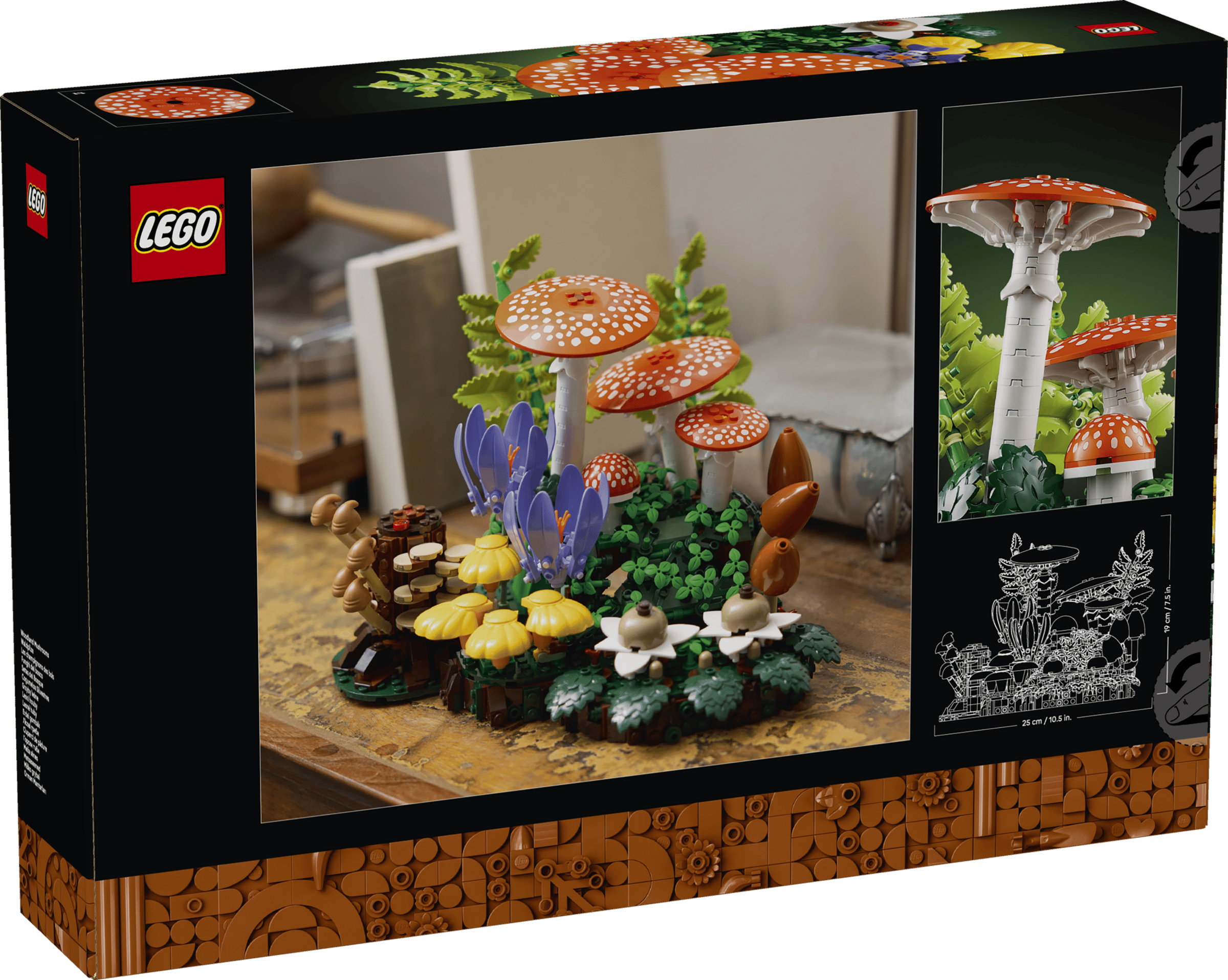LEGO Botanicals Woodland Mushrooms box