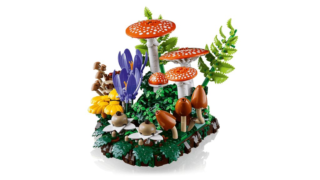 LEGO Botanicals Woodland Mushrooms detail view