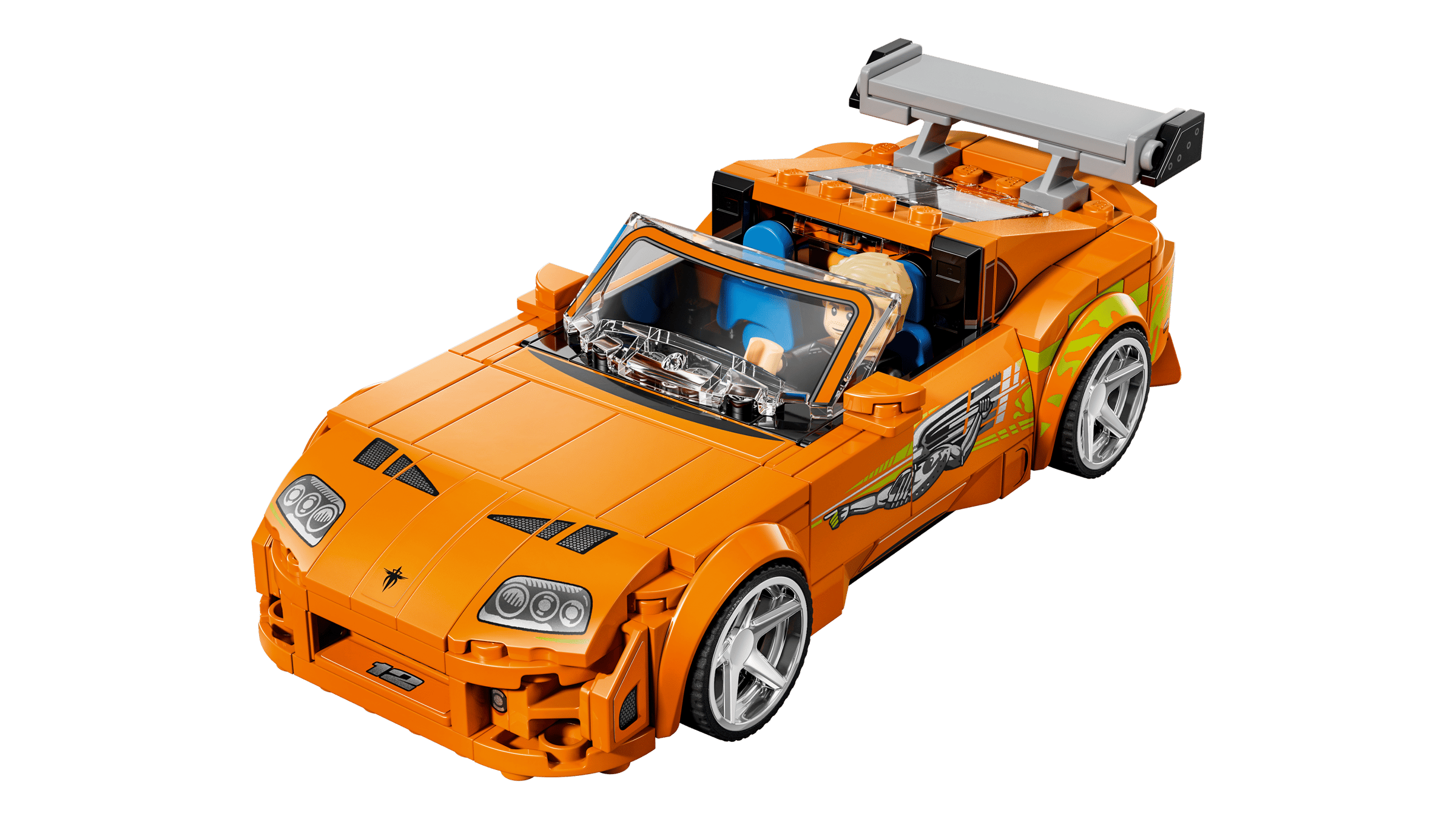 LEGO Speed Champions The Fast and The Furious Toyota Supra MK4 77260 detail view