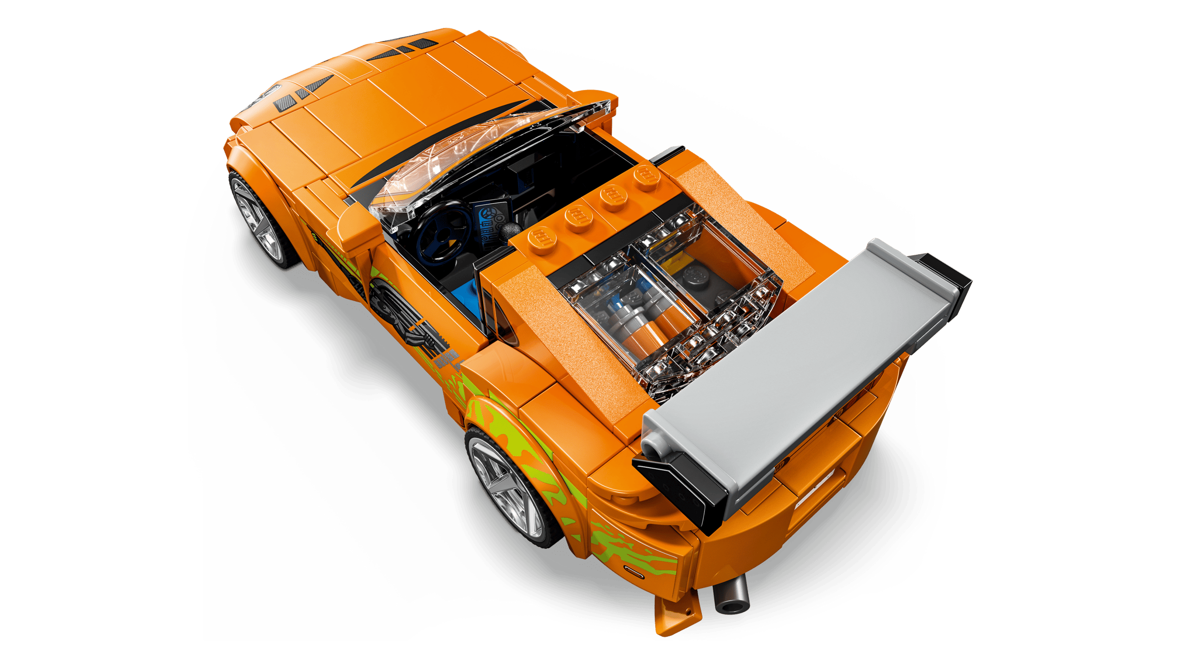 LEGO Speed Champions The Fast and The Furious Toyota Supra MK4 77260 detail view