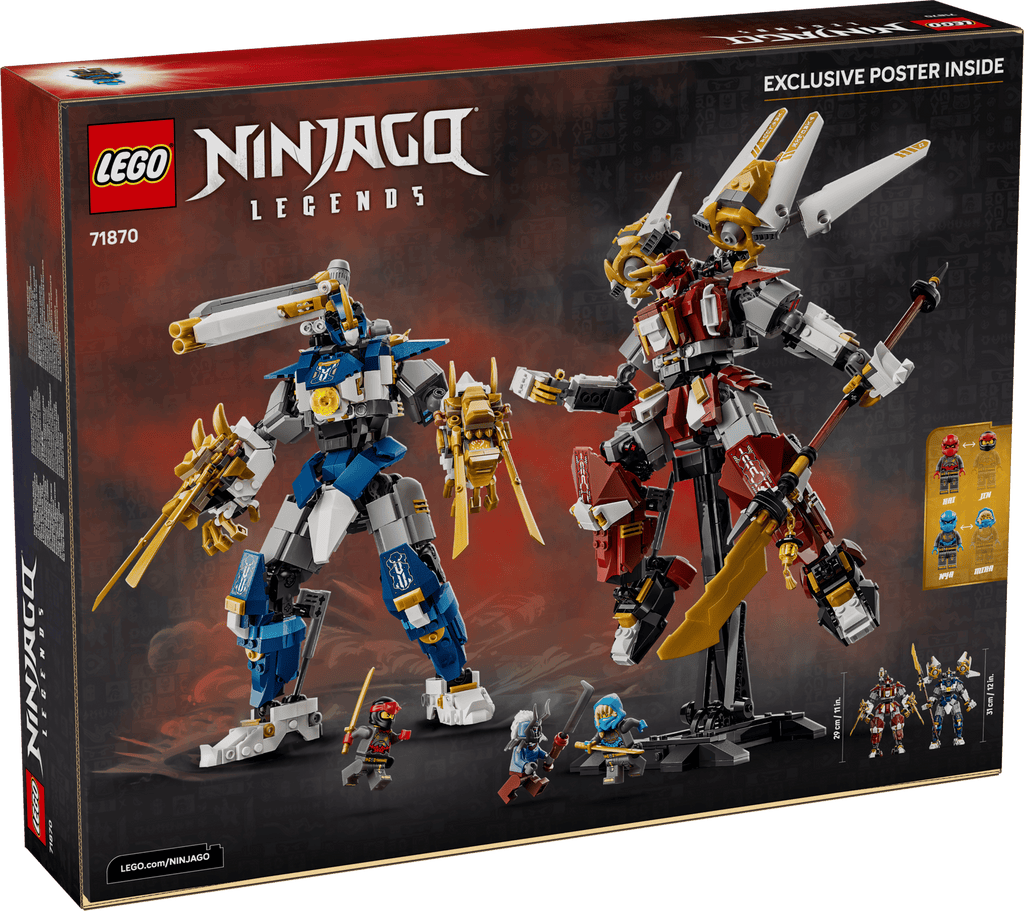 LEGO Ninjago The Twin Titan Mechs 71870 box