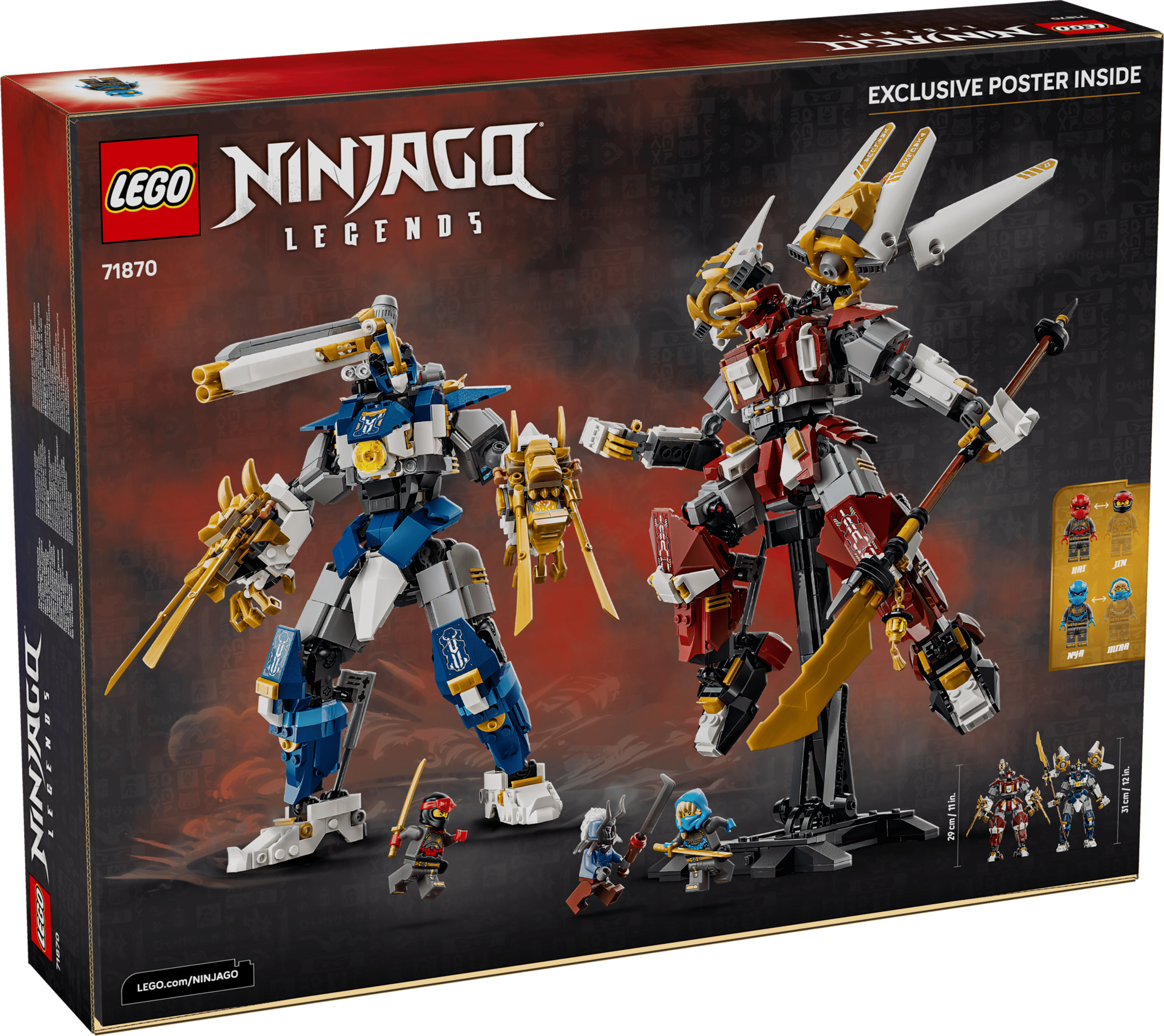 LEGO Ninjago The Twin Titan Mechs 71870 box