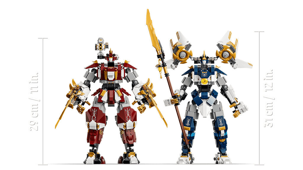 LEGO Ninjago The Twin Titan Mechs 71870 detail view