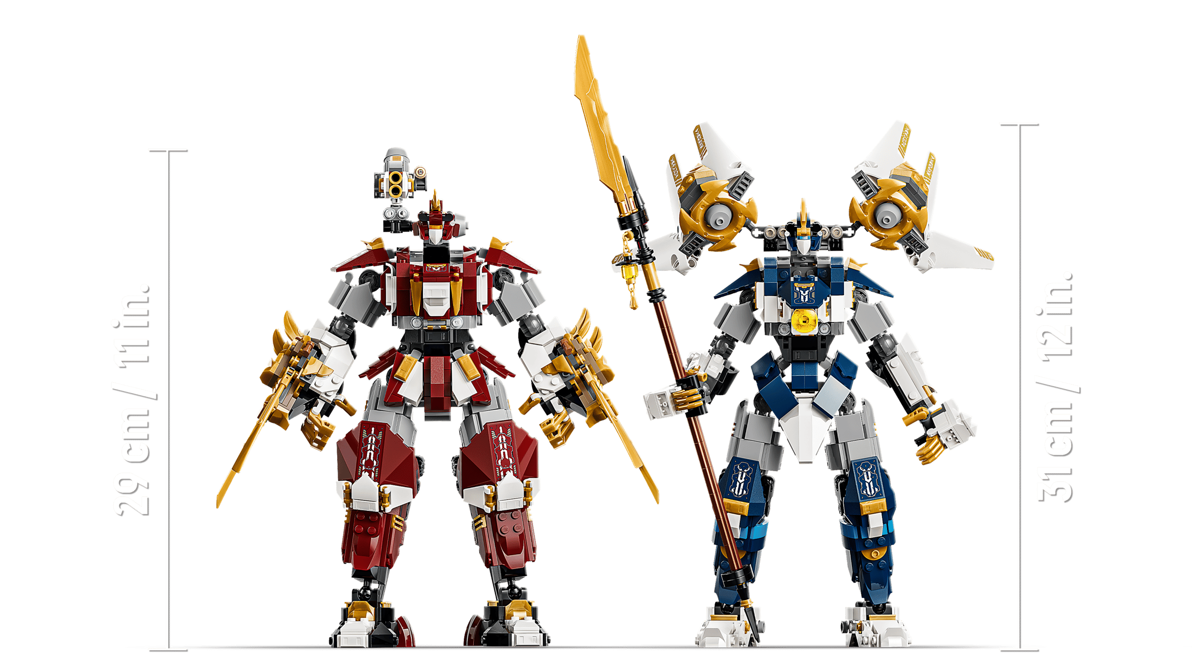 LEGO Ninjago The Twin Titan Mechs 71870 detail view