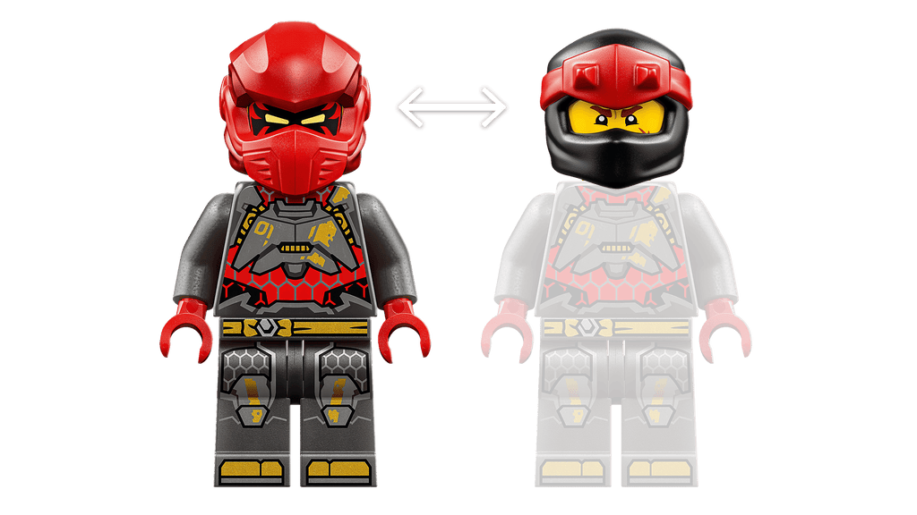LEGO Ninjago The Twin Titan Mechs 71870 detail view