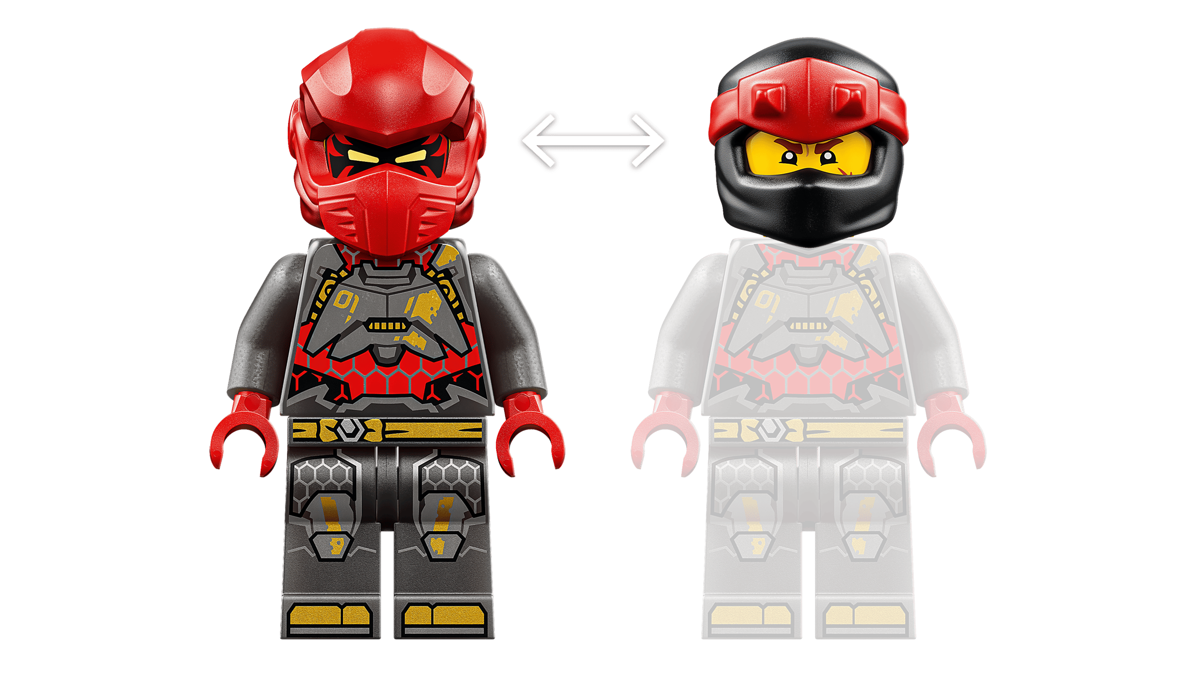 LEGO Ninjago The Twin Titan Mechs 71870 detail view