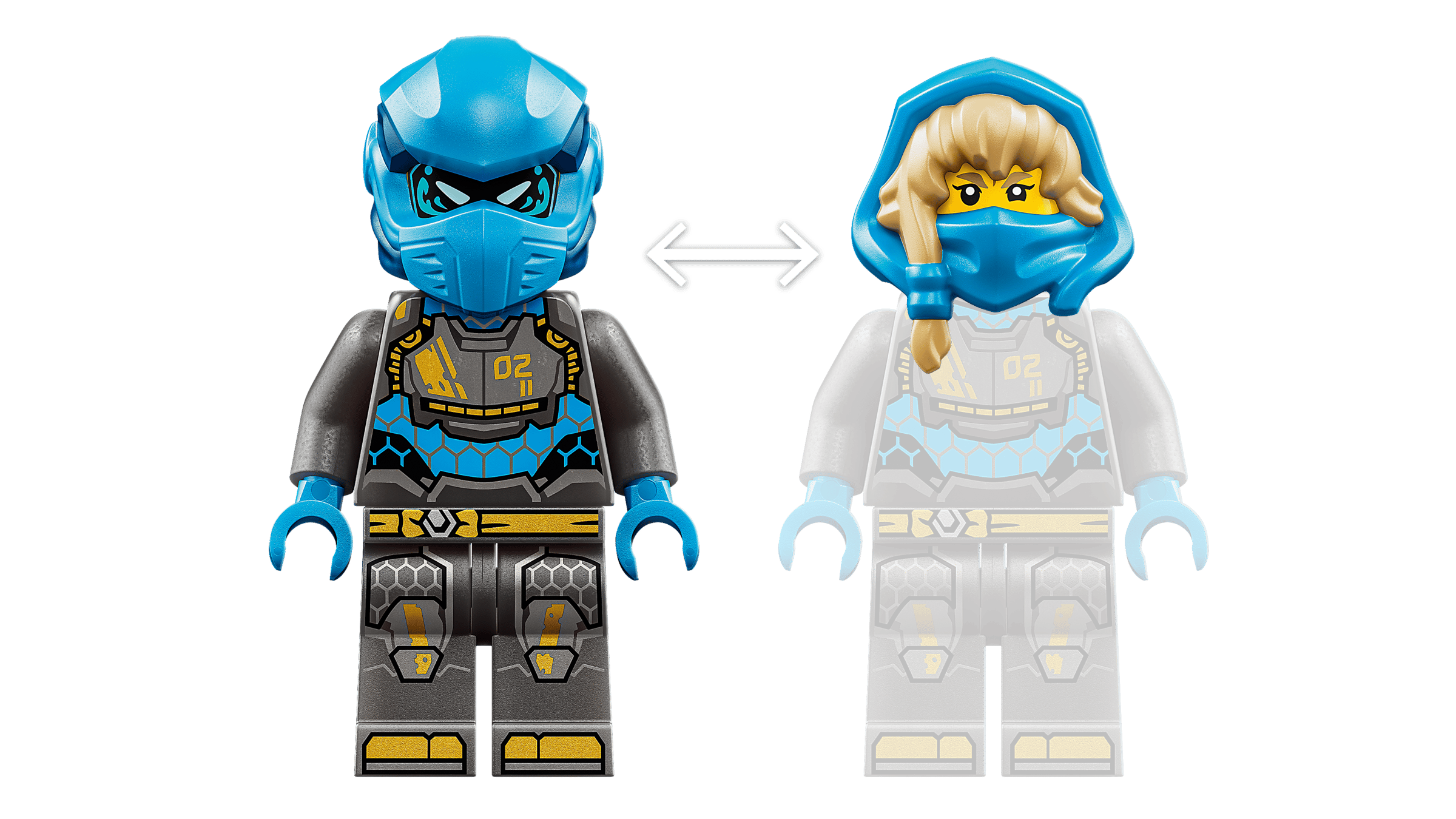 LEGO Ninjago The Twin Titan Mechs 71870 detail view