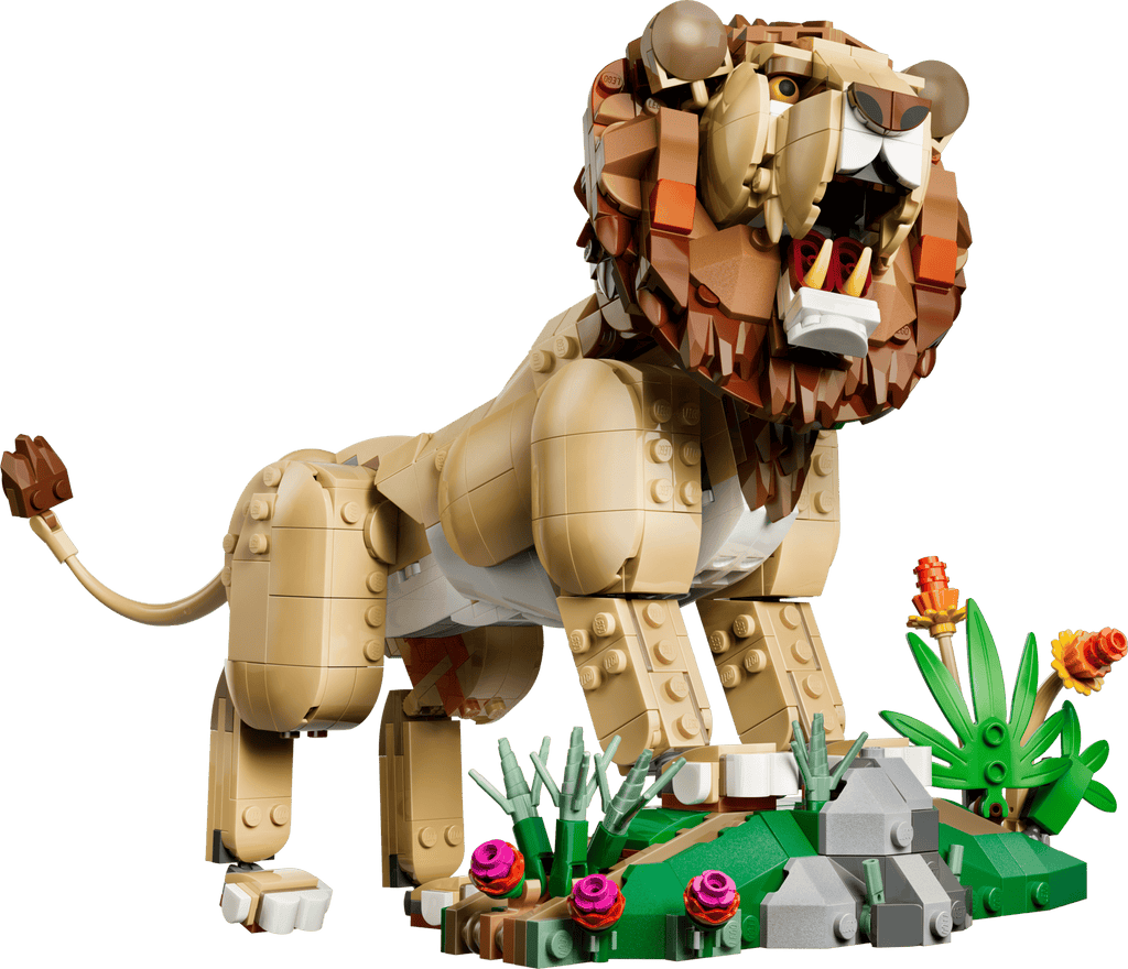 LEGO Creator 3-in-1 Wild Animals: Majestic Lion 31386 built model