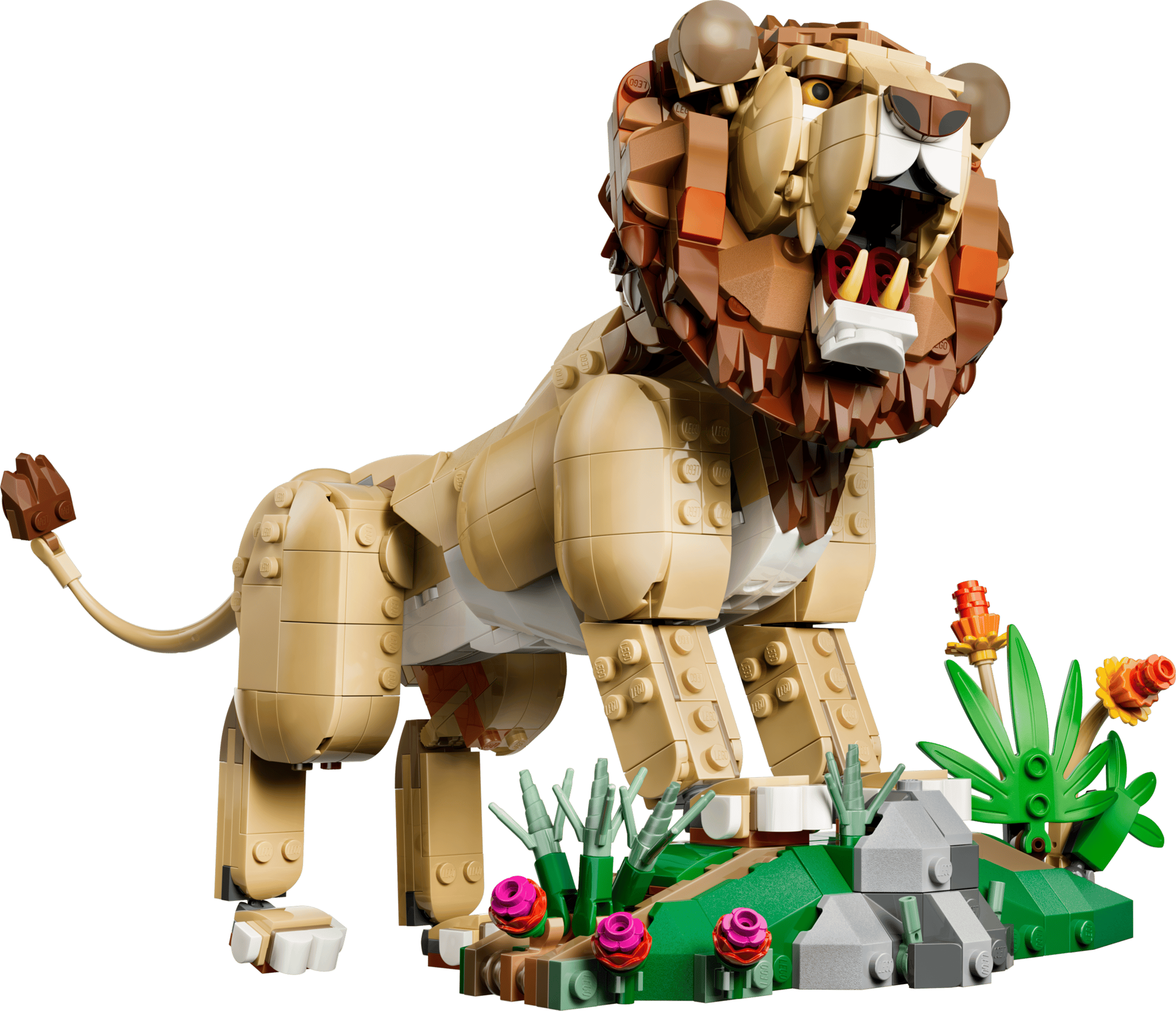 LEGO Creator 3-in-1 Wild Animals: Majestic Lion 31386 built model