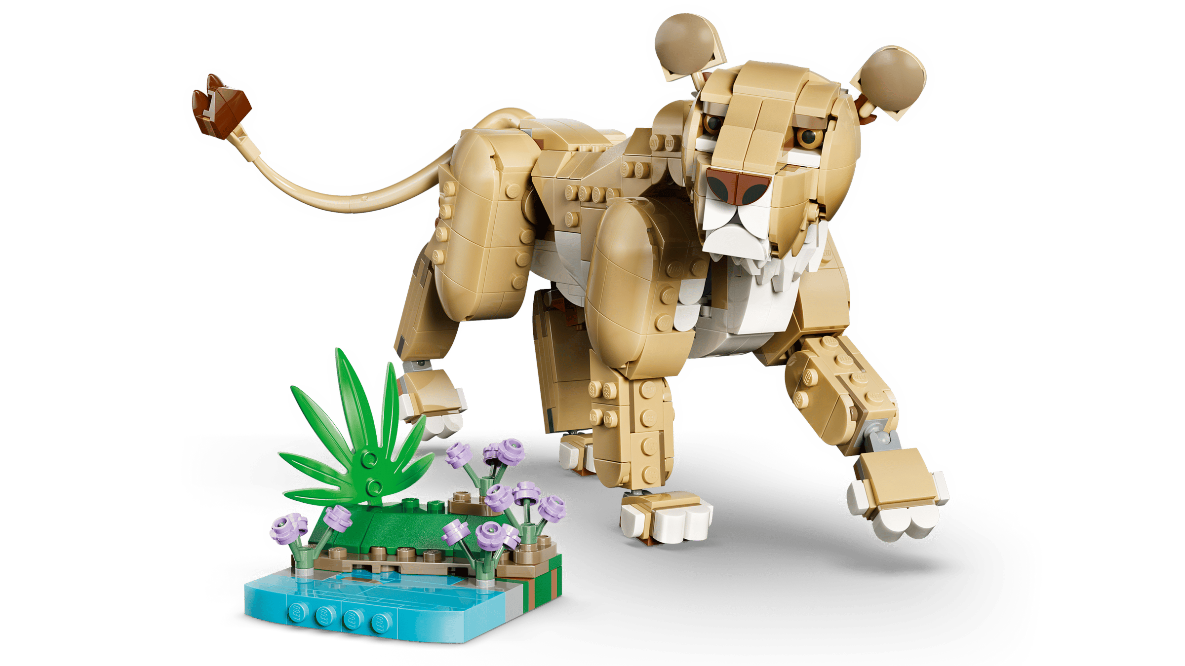 LEGO Creator 3-in-1 Wild Animals: Majestic Lion 31386 detail view
