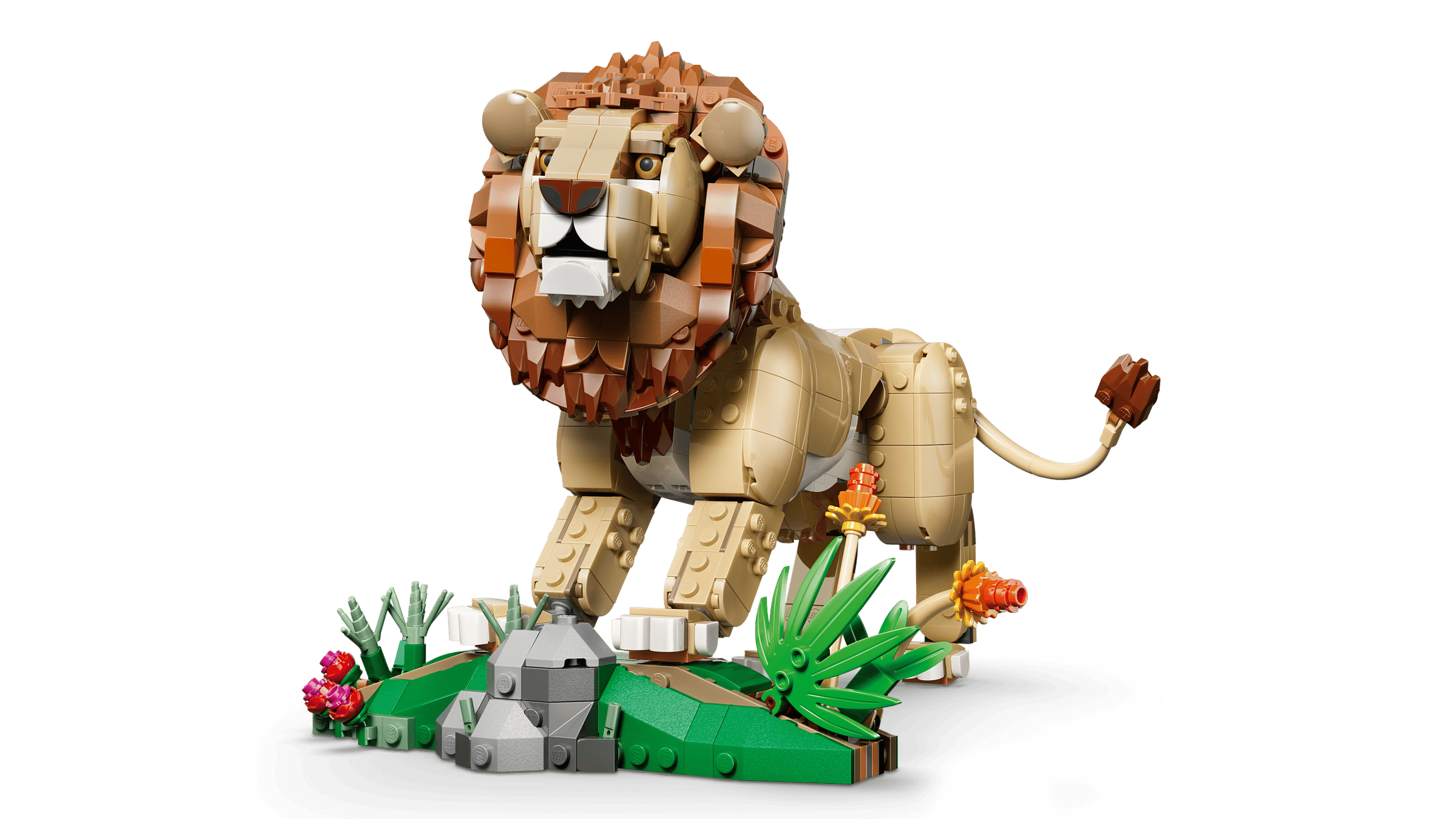 LEGO Creator 3-in-1 Wild Animals: Majestic Lion 31386 detail view