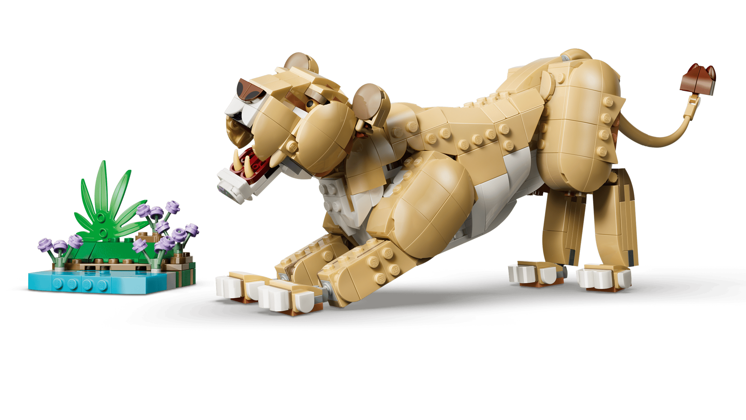 LEGO Creator 3-in-1 Wild Animals: Majestic Lion 31386 detail view
