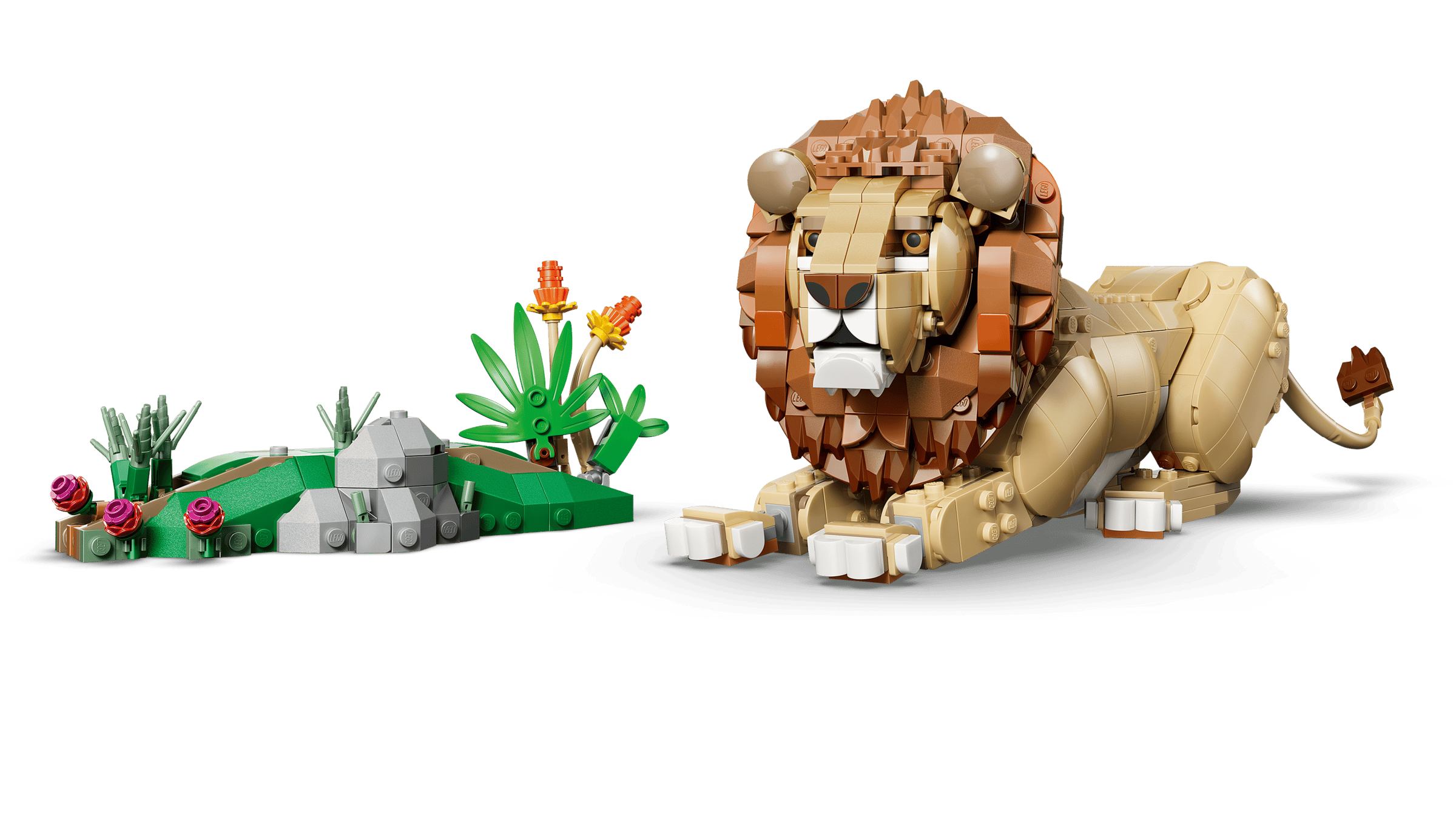 LEGO Creator 3-in-1 Wild Animals: Majestic Lion 31386 detail view