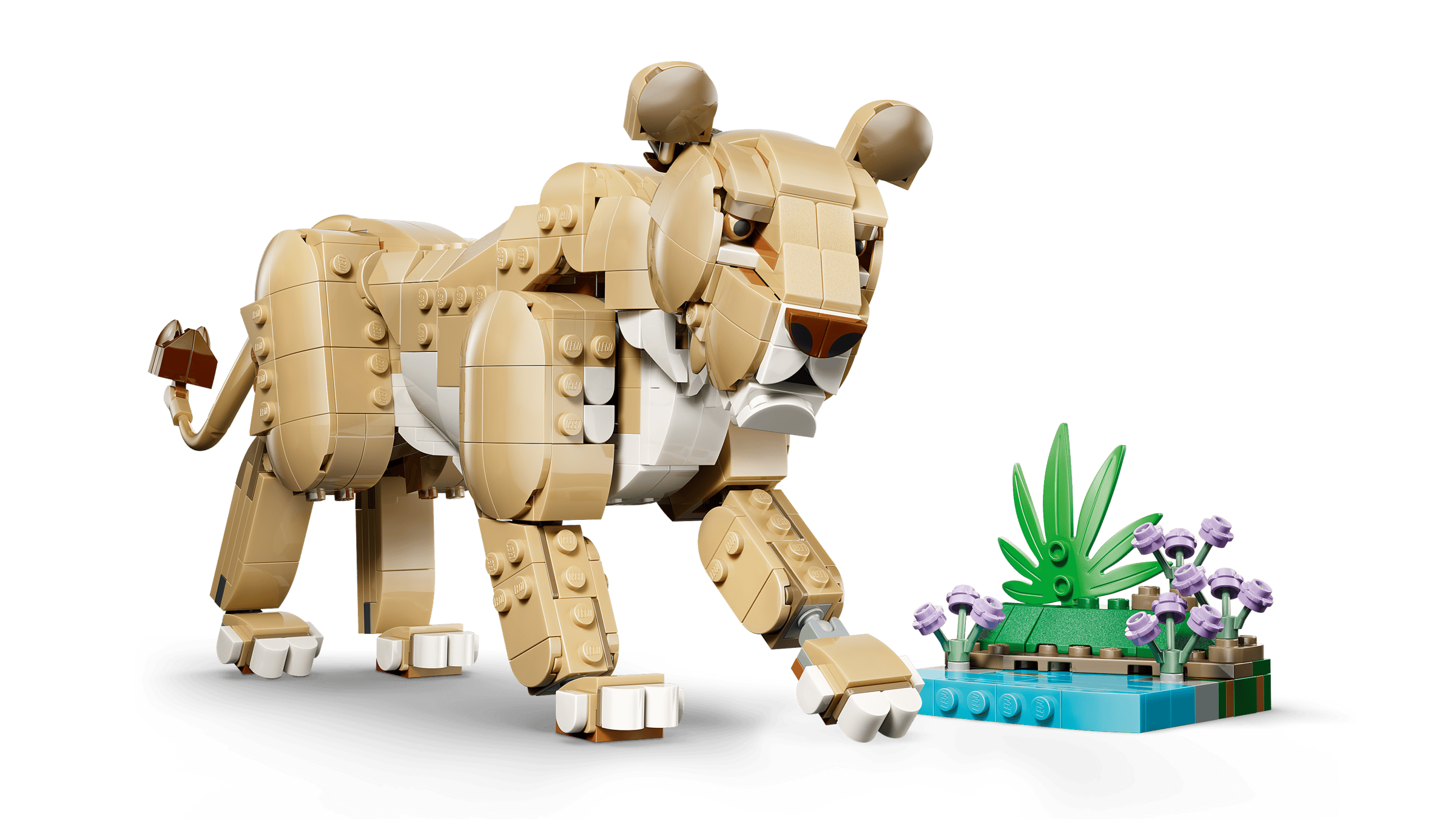 LEGO Creator 3-in-1 Wild Animals: Majestic Lion 31386 detail view