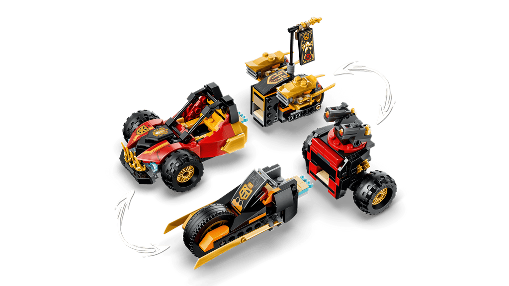 LEGO Ninjago Kai and Cole's Combiner Vehicles 71864 detail view