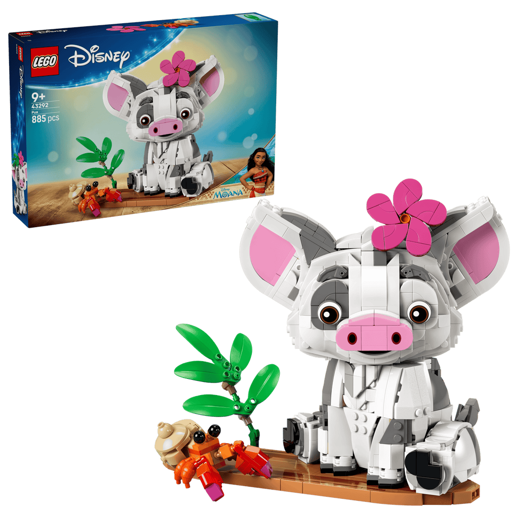 LEGO Disney Pua 43292 box and model