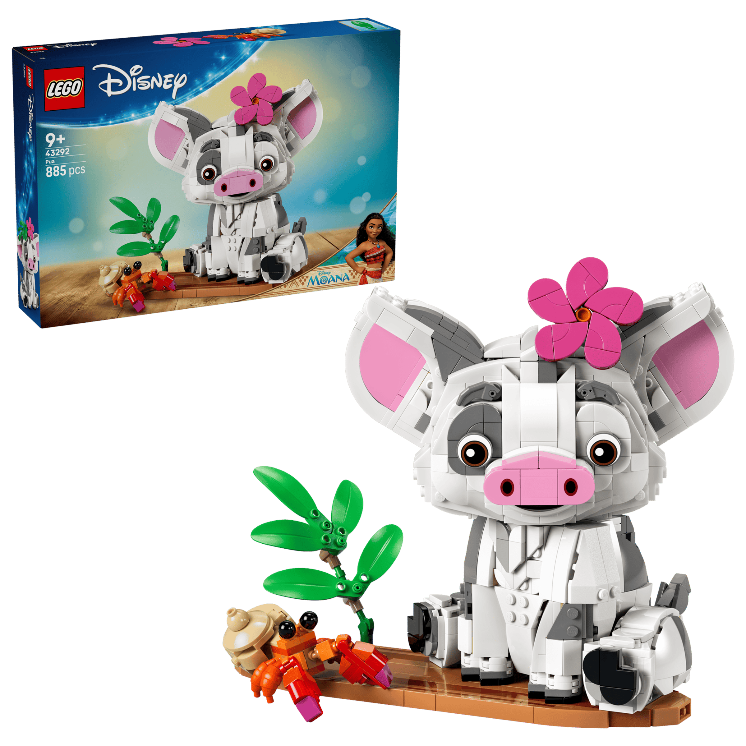LEGO Disney Pua 43292 box and model