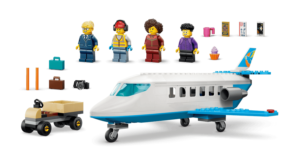 LEGO City Passenger Jet 60492 detail view