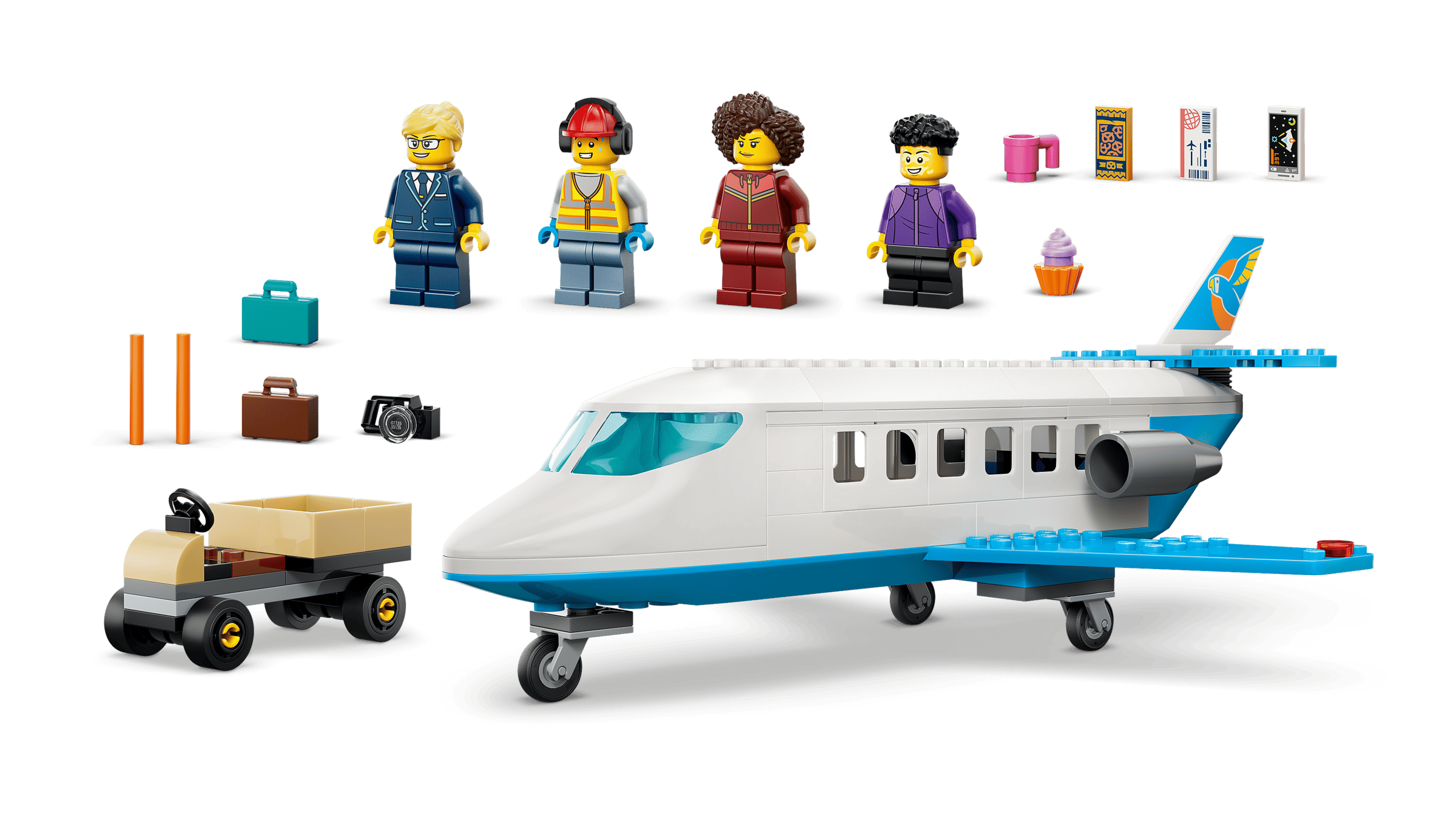 LEGO City Passenger Jet 60492 detail view