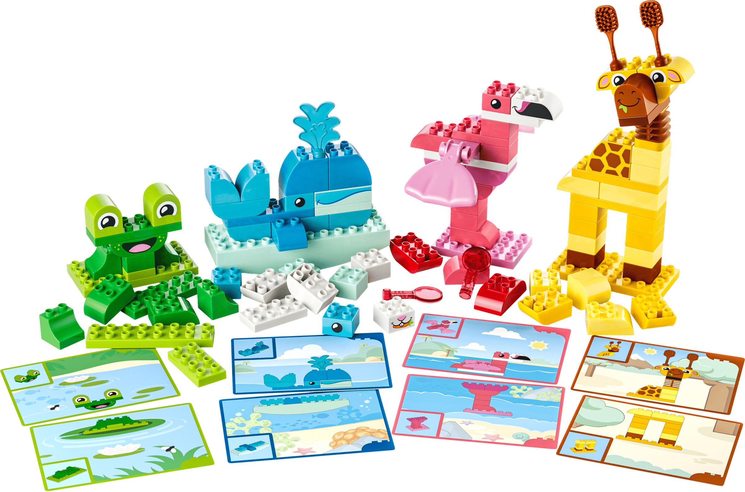 LEGO DUPLO Animal Building Game built model