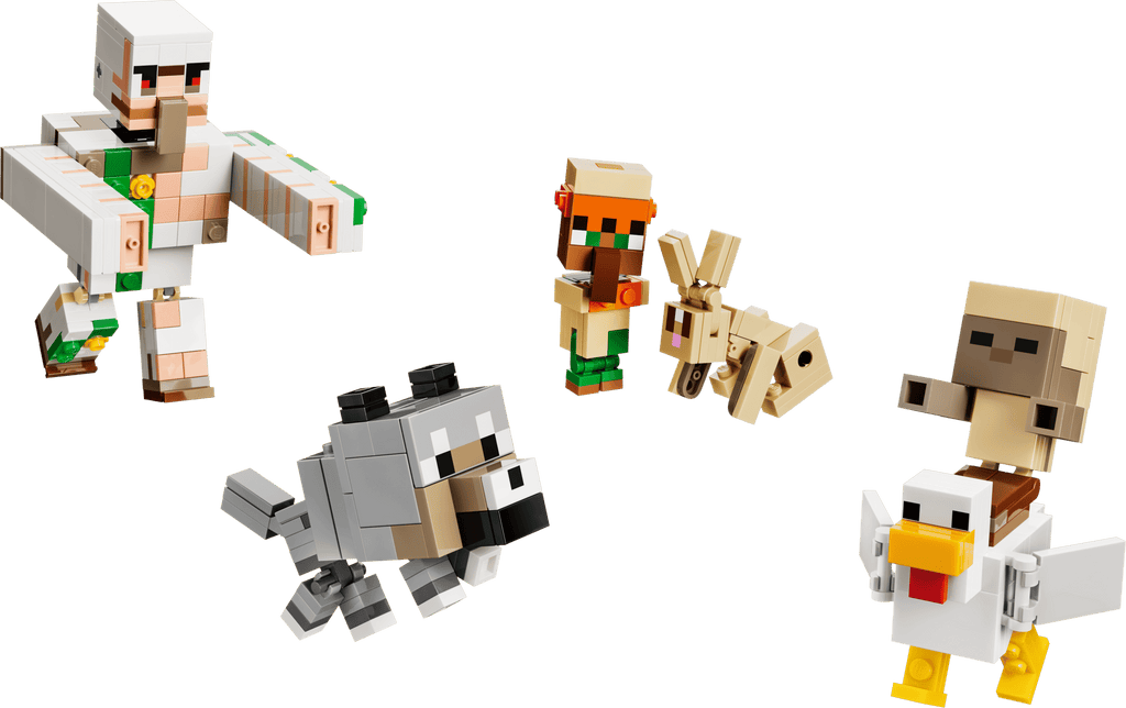 LEGO Minecraft Chicken Jockey Desert Attack built model