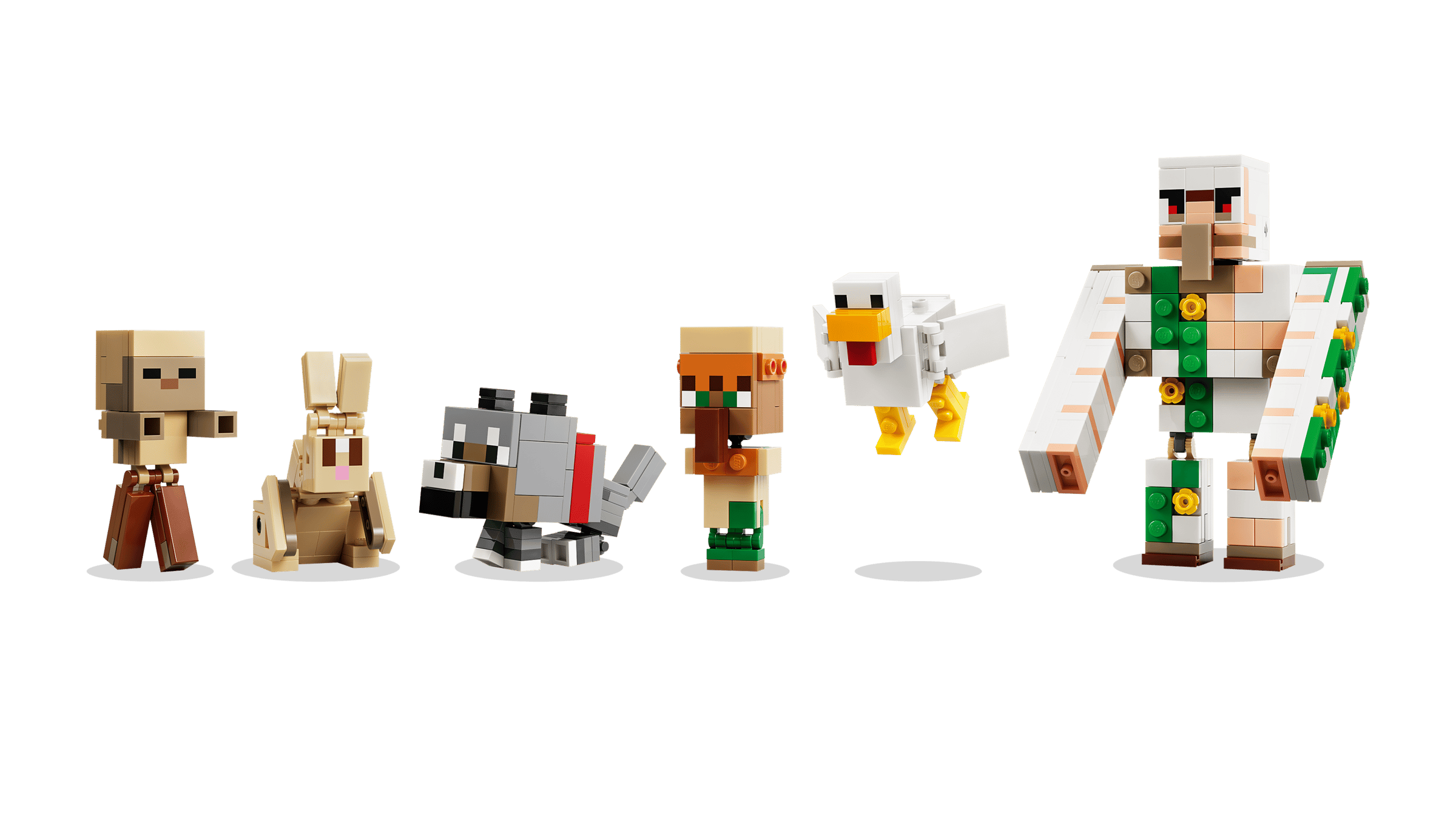 LEGO Minecraft Chicken Jockey Desert Attack detail view